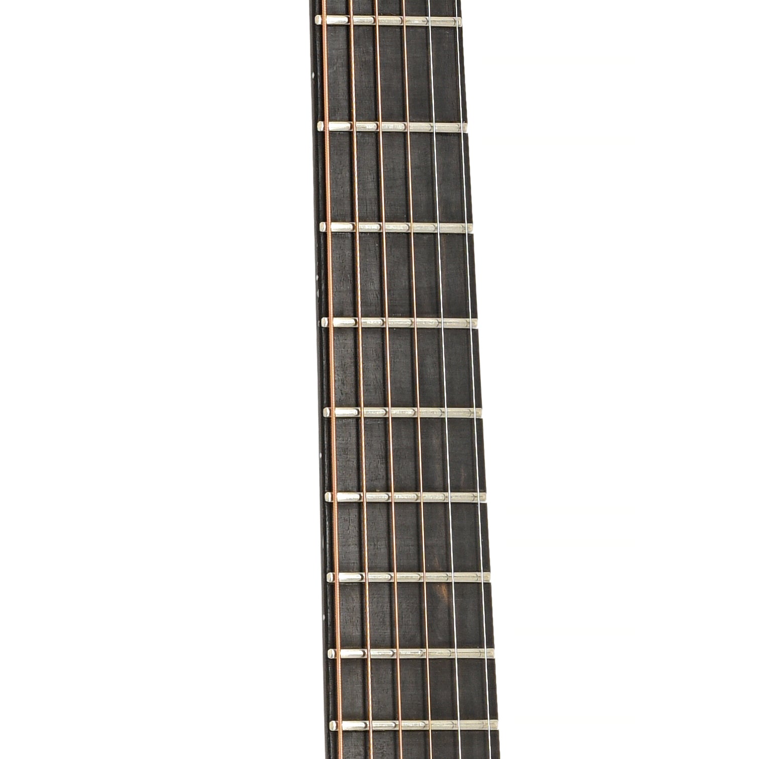 Fretboard of C. Dygard Gallup School Archtop Guitar (c.2014)