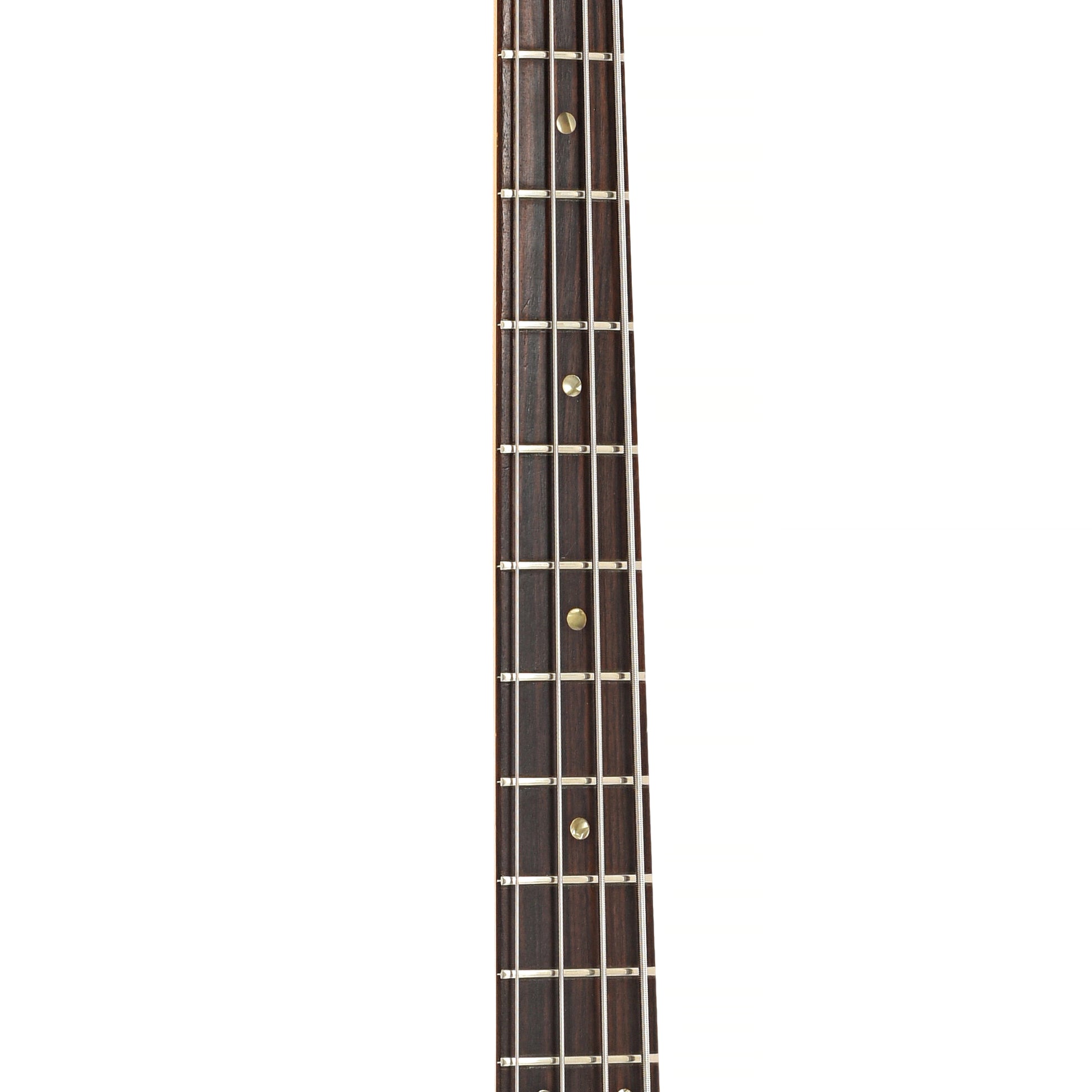 fretboard of Fender Precision LH Electric Bass