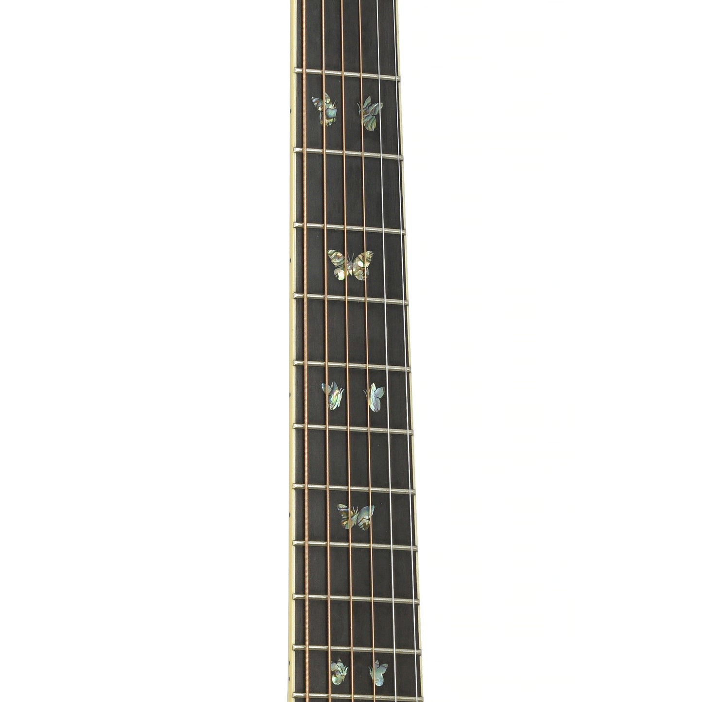 Fretboard of Martin Custom Dreadnought Acoustic Guitar 