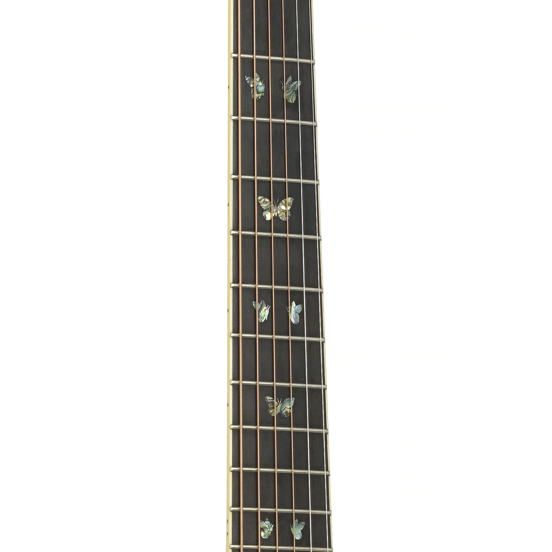 Fretboard of Martin Custom Dreadnought Acoustic Guitar 