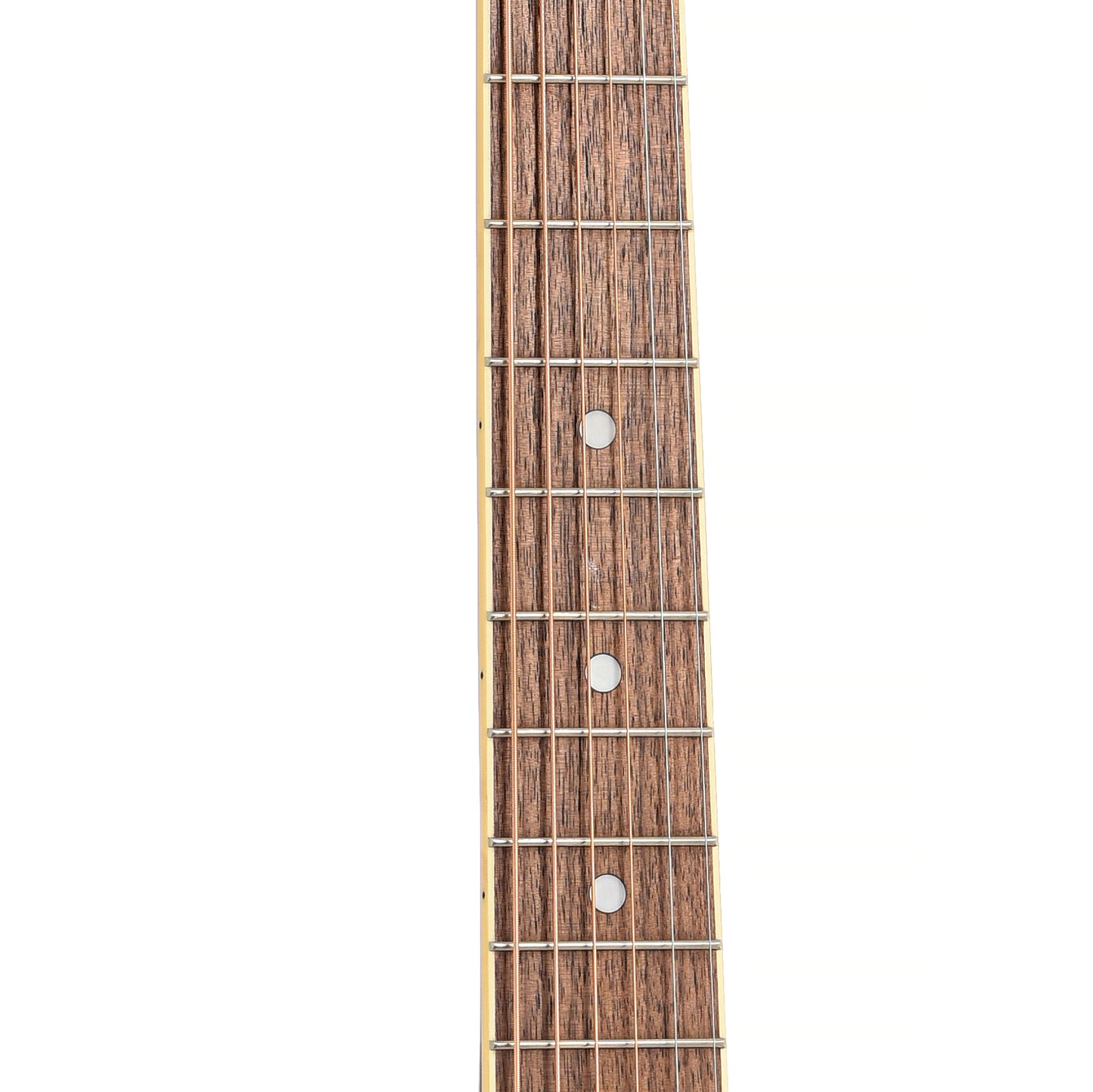 Fretboard of Gretsch Jim Dandy Parlor Acoustic Guitar, Frontier Stain