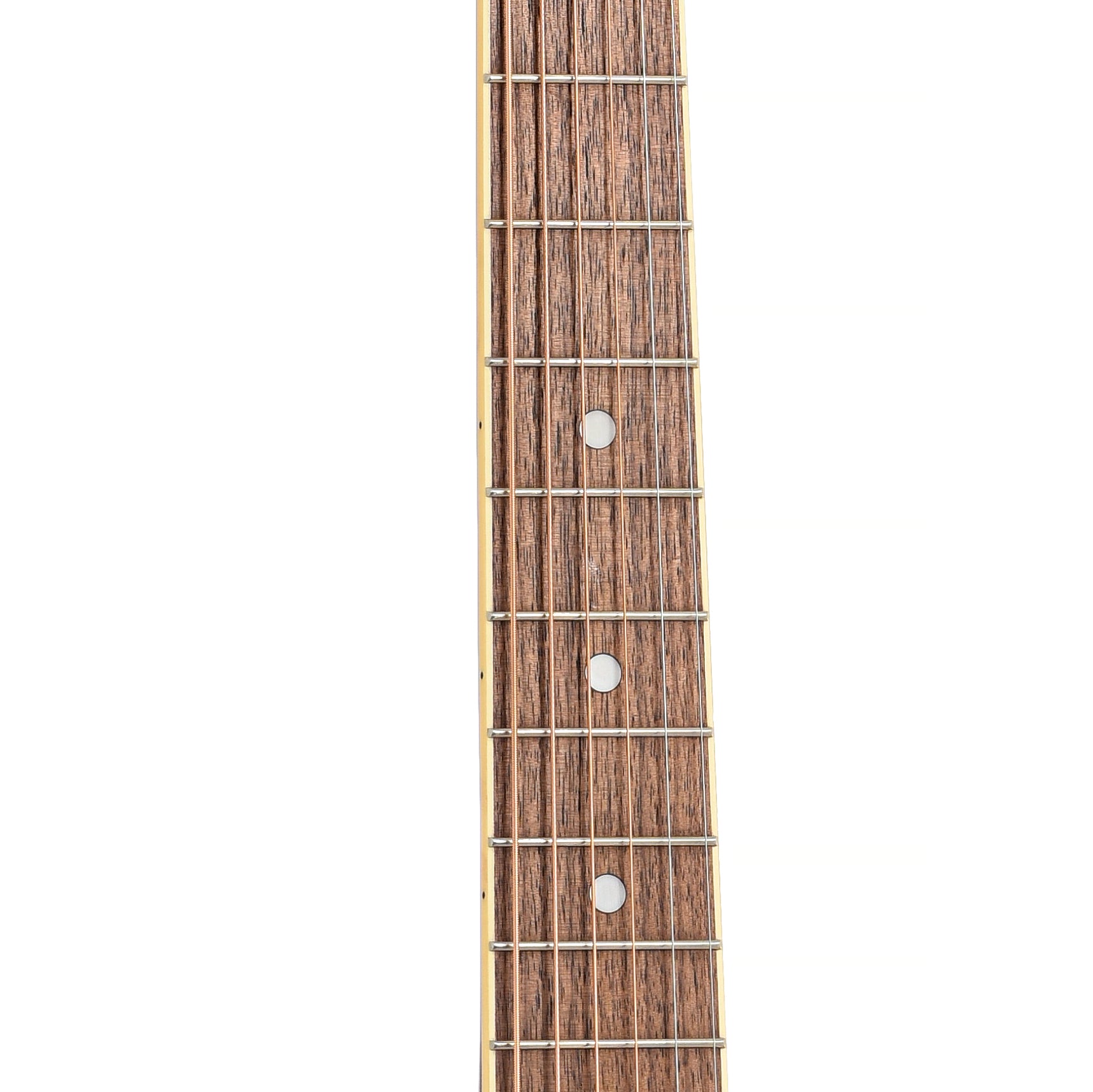 Fretboard of Gretsch Jim Dandy Parlor Acoustic Guitar, Frontier Stain