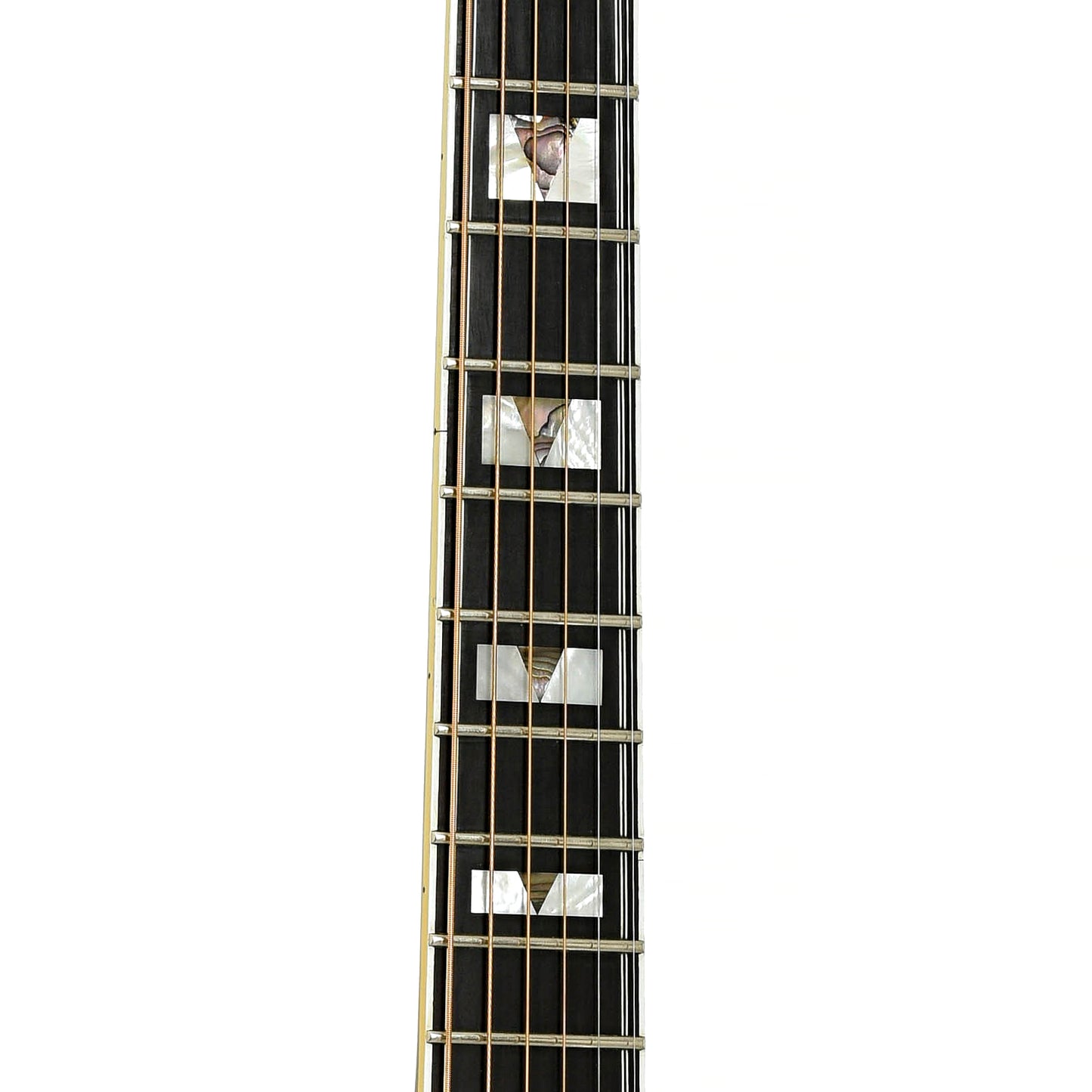 Fretboard of Guild D-55 Acoustic Guitar