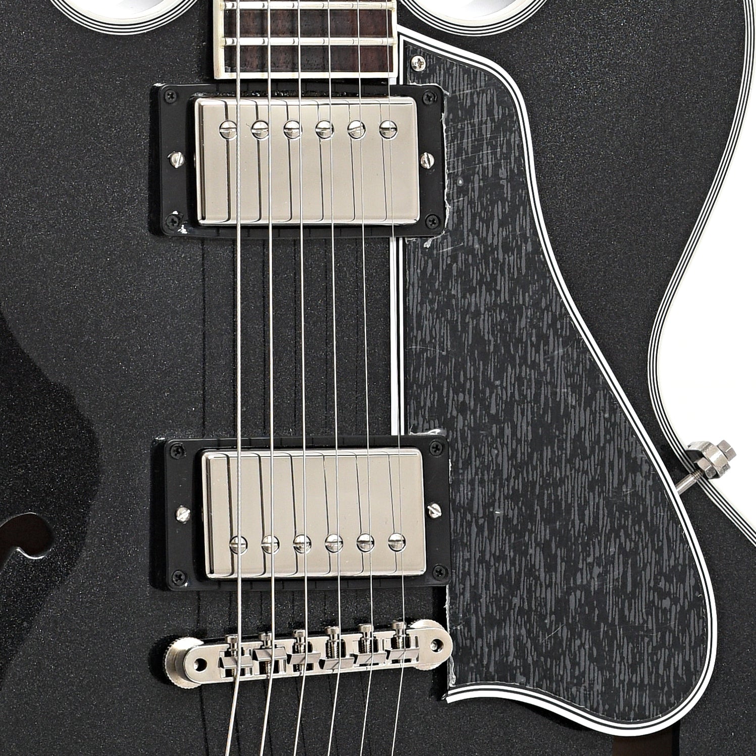 Pickups and pickguard of Gibson ES-355 Hollow Body Electric Guitar (2018)