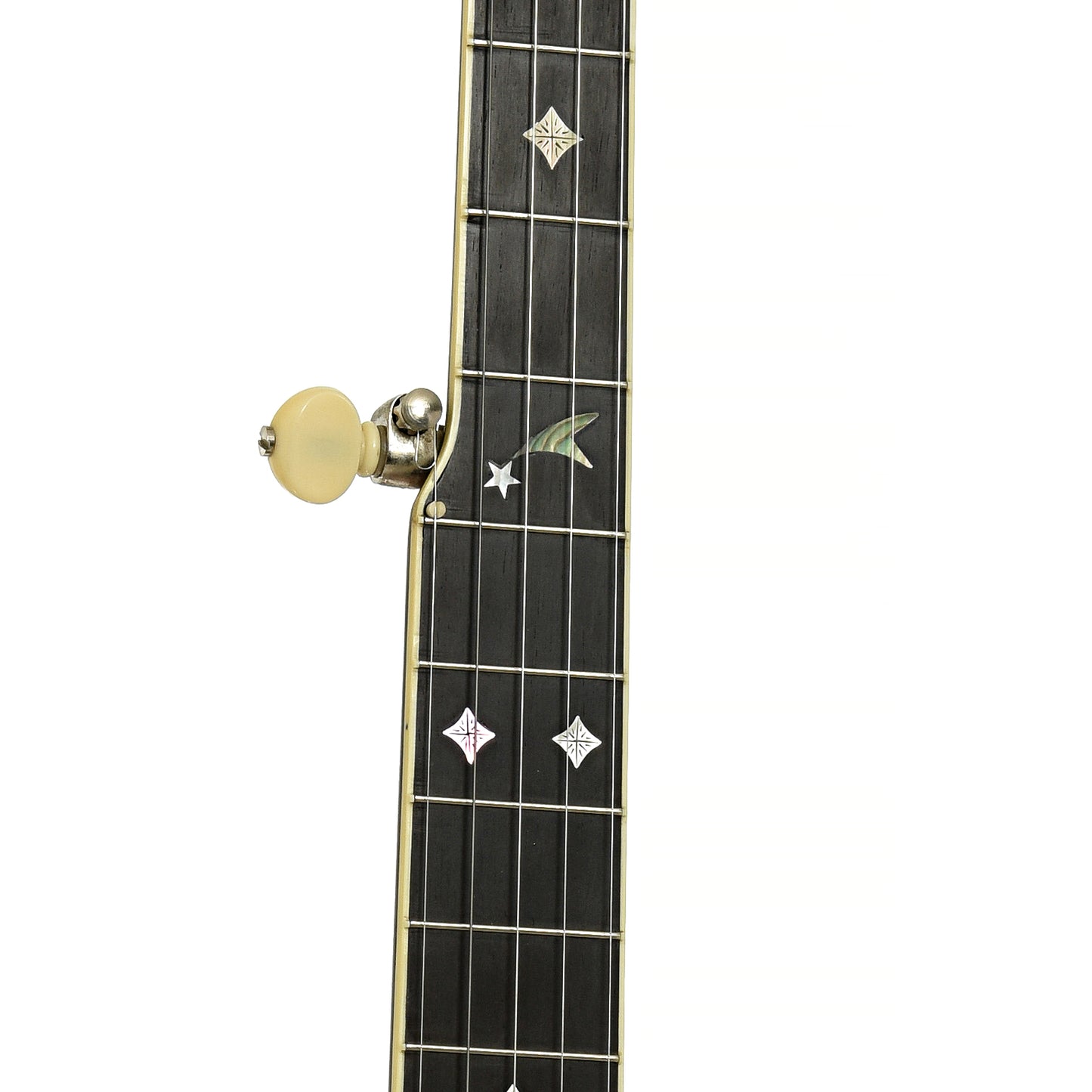 Fretboard of Mike Ramsey Bacon Model Open Back Banjo