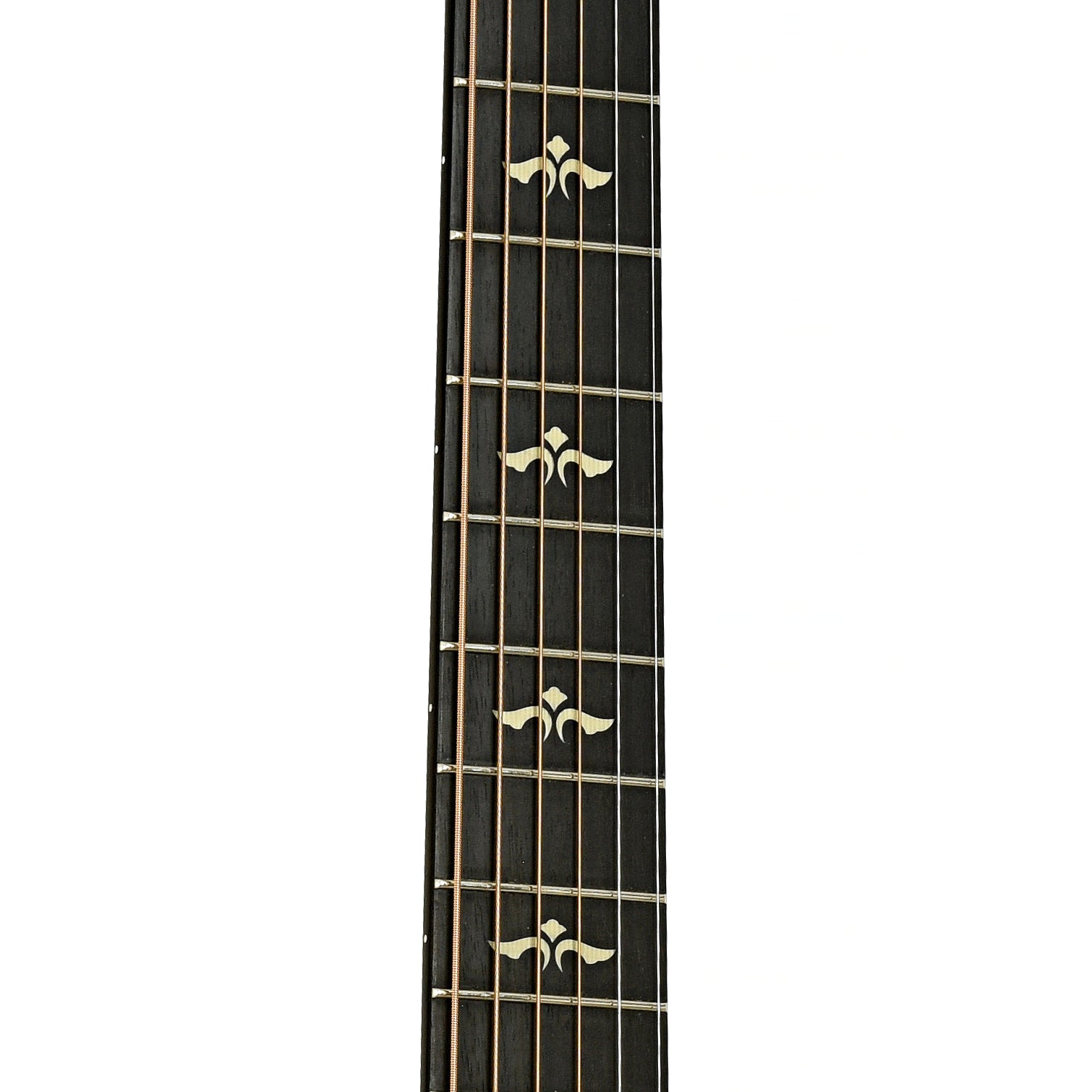 Fretboard of Taylor 612ce Acoustic-Electric Guitar