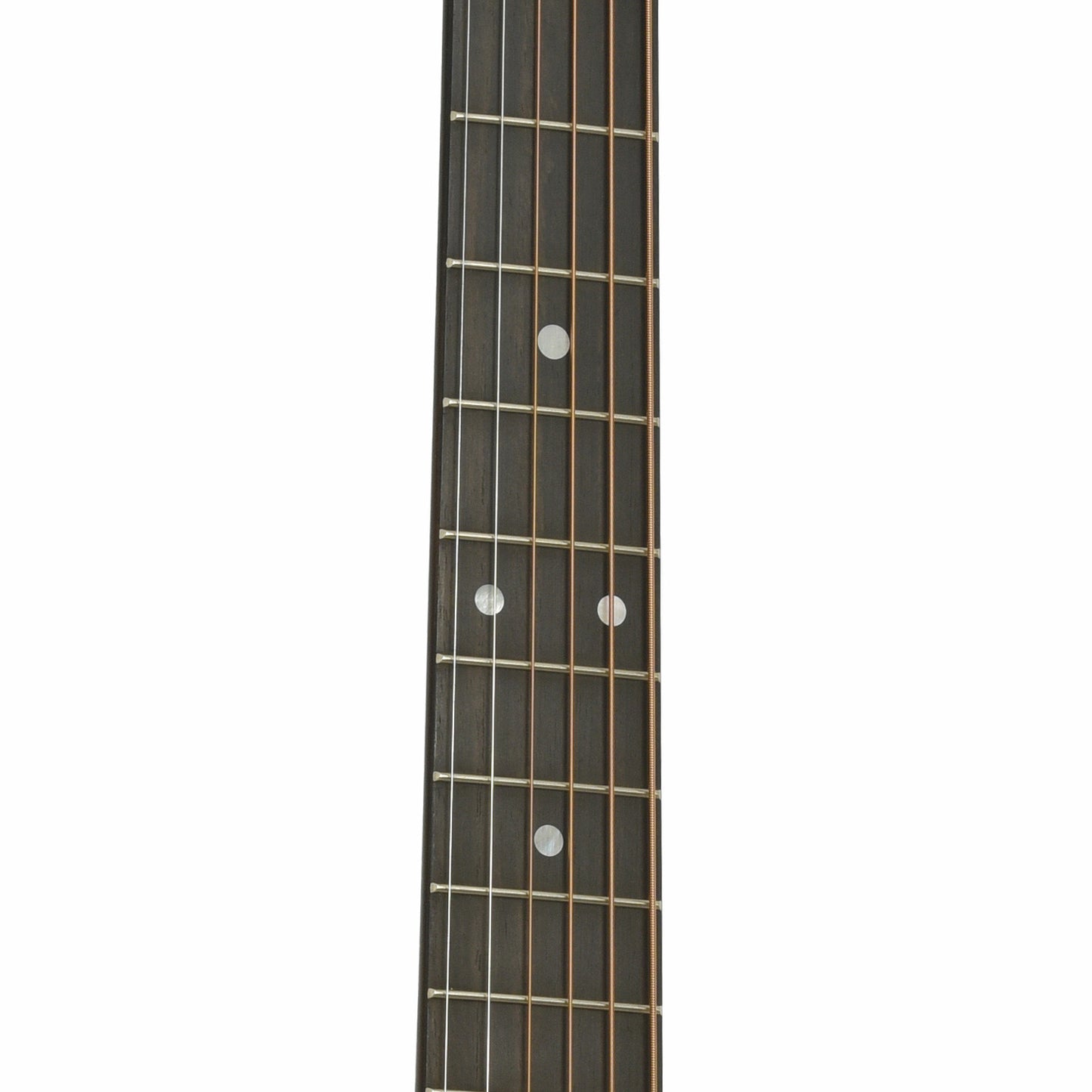 Fretboard of Martin D-28L Lefthanded Acoustic Guitar