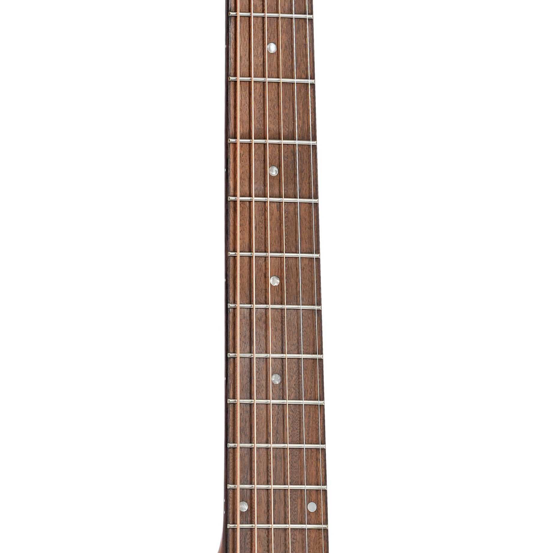 Fretboard of Guild OM-250E Limited Archback Natural Acoustic Guitar