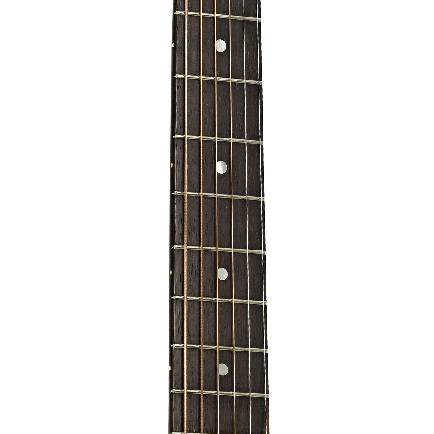 fretboard of Gibson LG-2 Acoustic Guitar