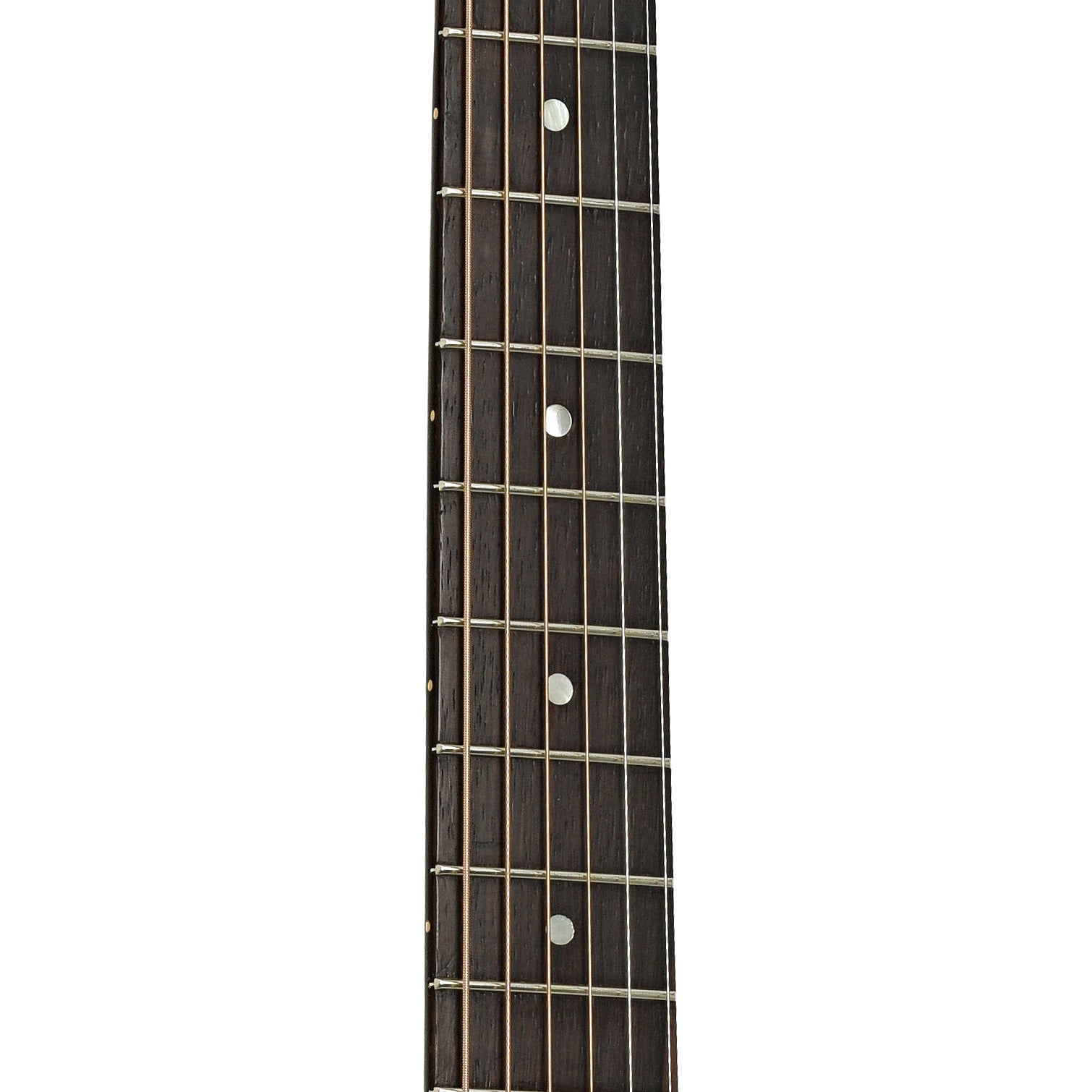 fretboard of Gibson LG-2 Acoustic Guitar