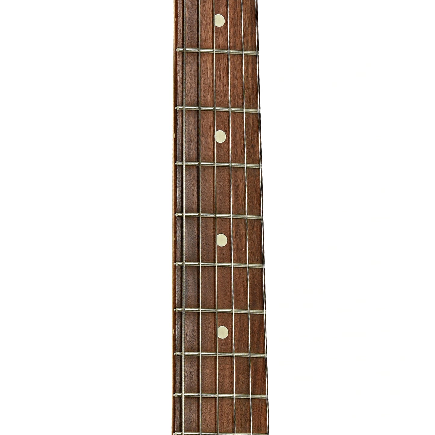 Fretboard of Fender Mustang Electric Guitar
