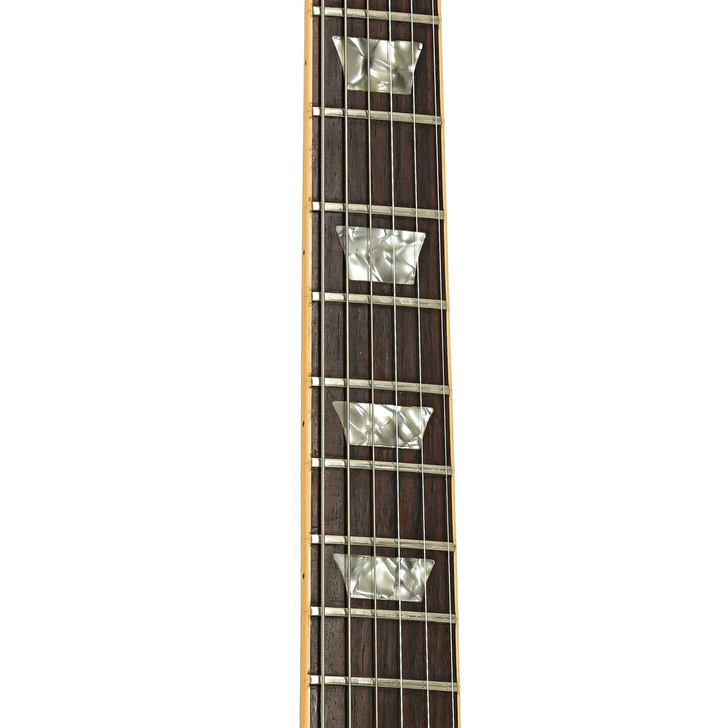 Fretboard of Gibson Les Paul Deluxe Electric Guitar 