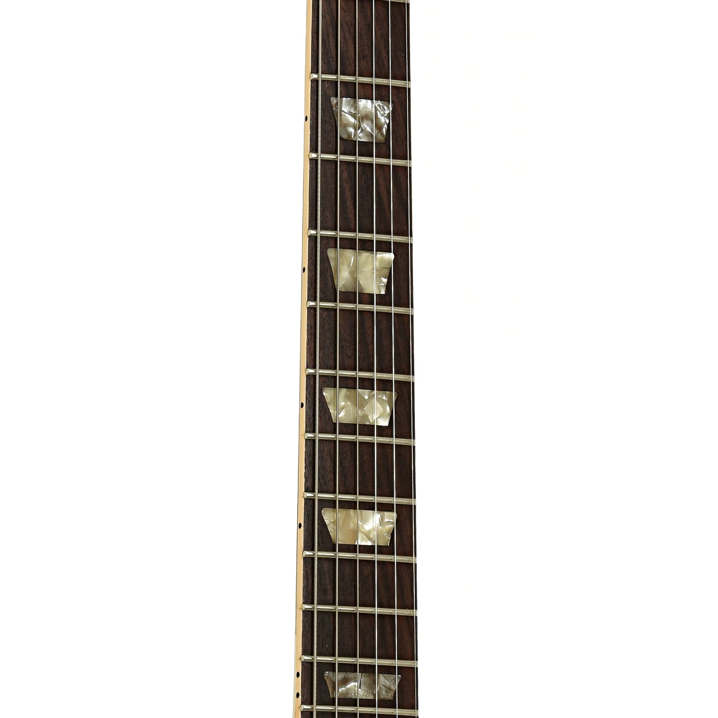 Fretboard of Gibson Les Paul Deluxe Electric Guitar