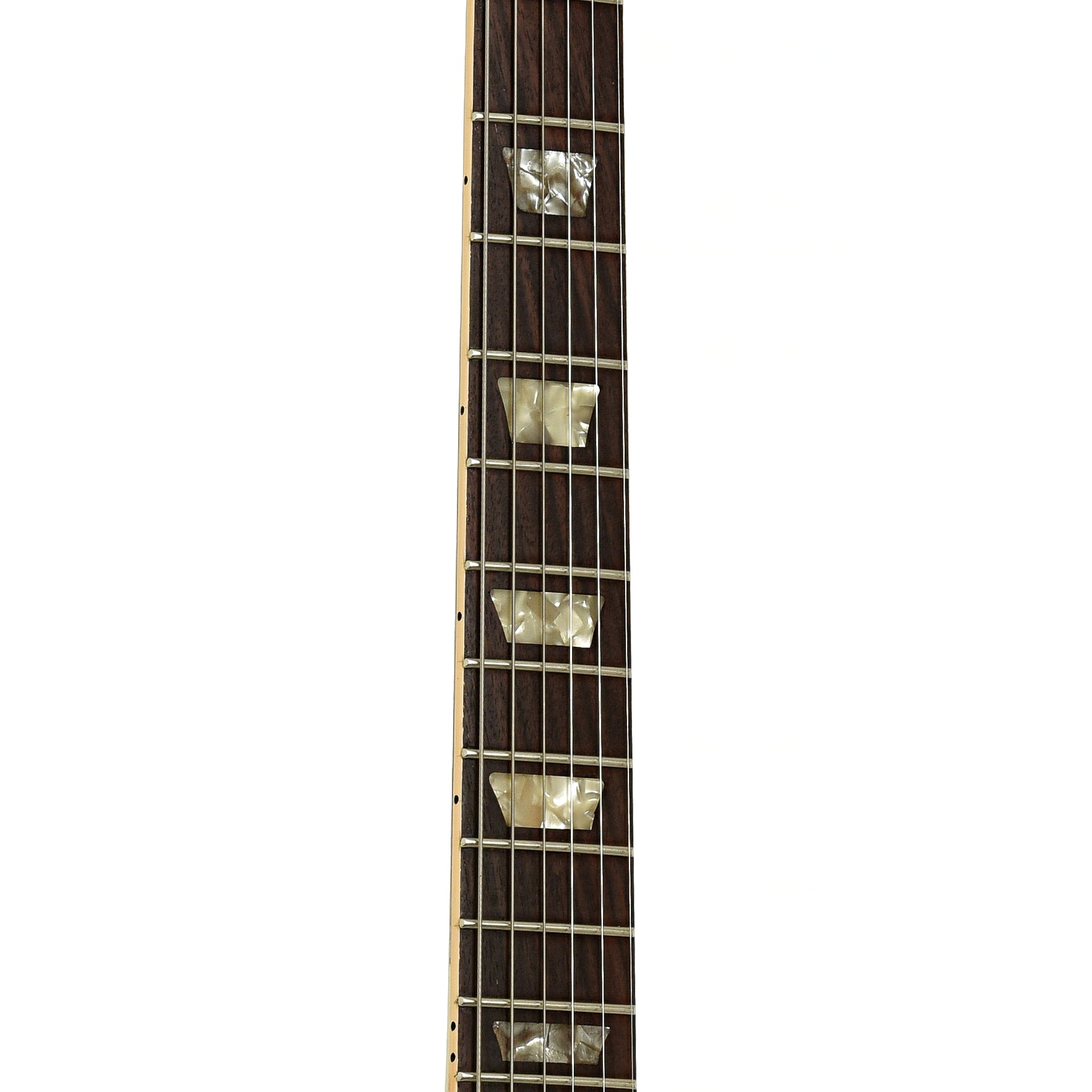 Fretboard of Gibson Les Paul Deluxe Electric Guitar