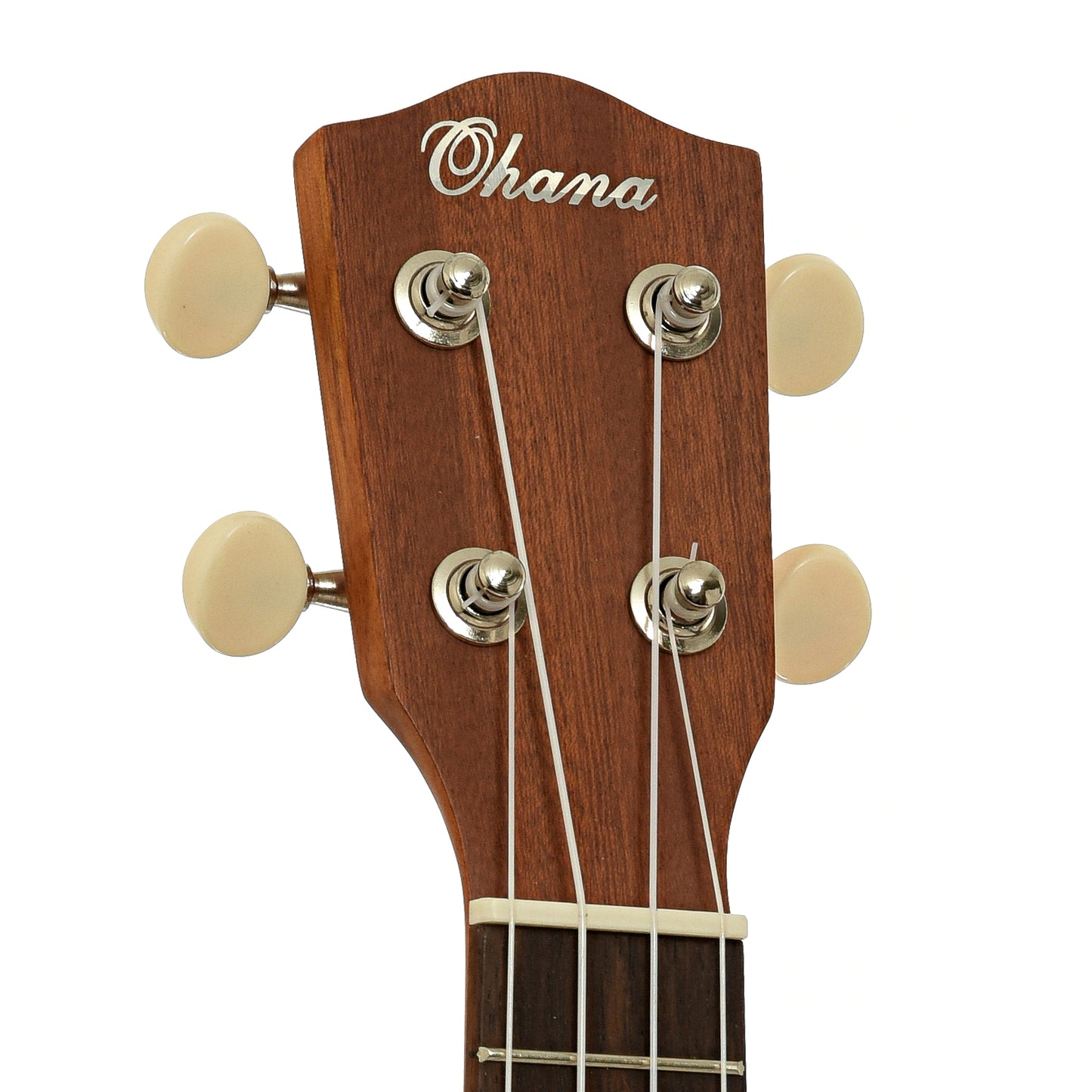Headstock of Ohana O'Nino Sopranissimo Ukulele