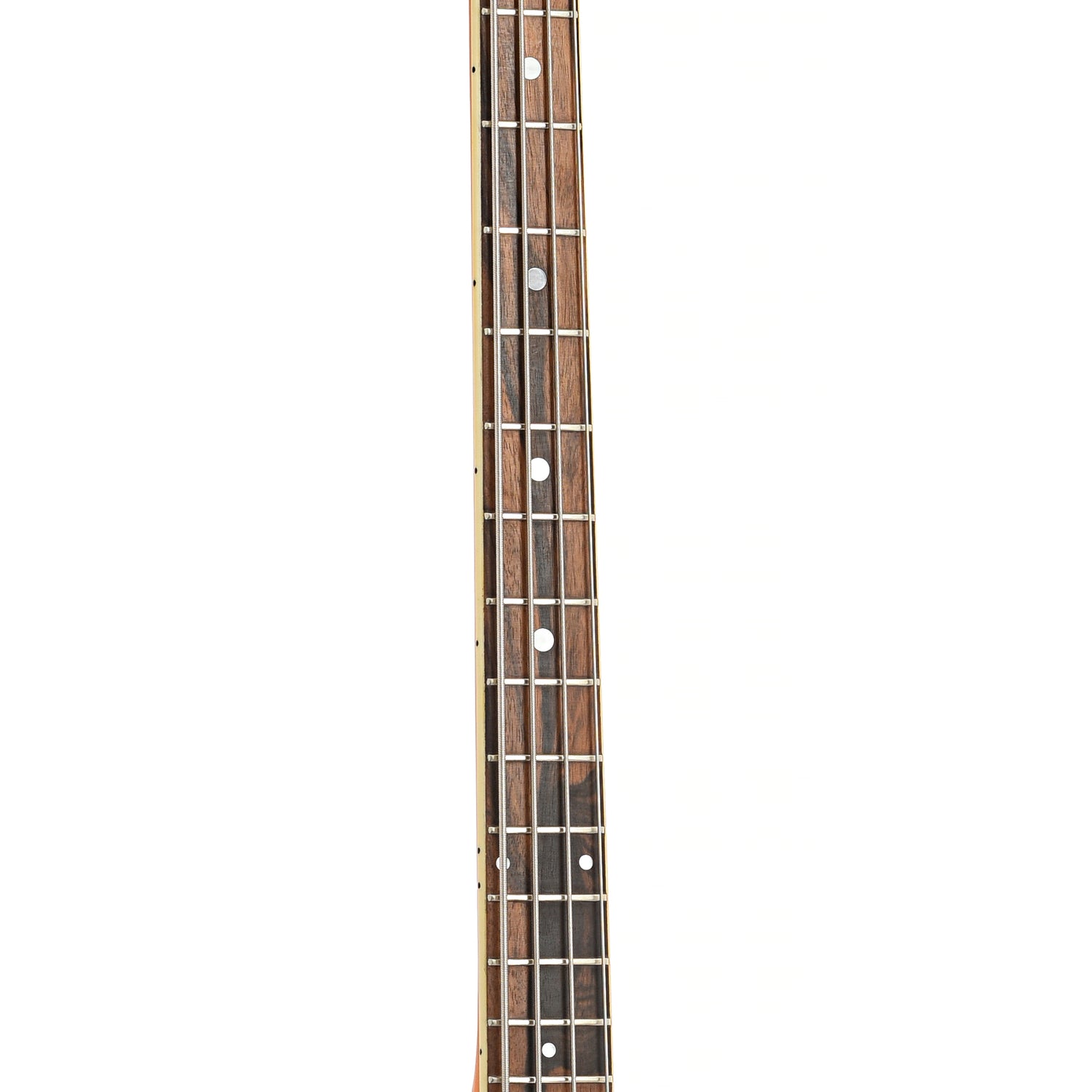 Fretboard of Vox Sidewinder IV Hollow Body Electric Bass (1960's)