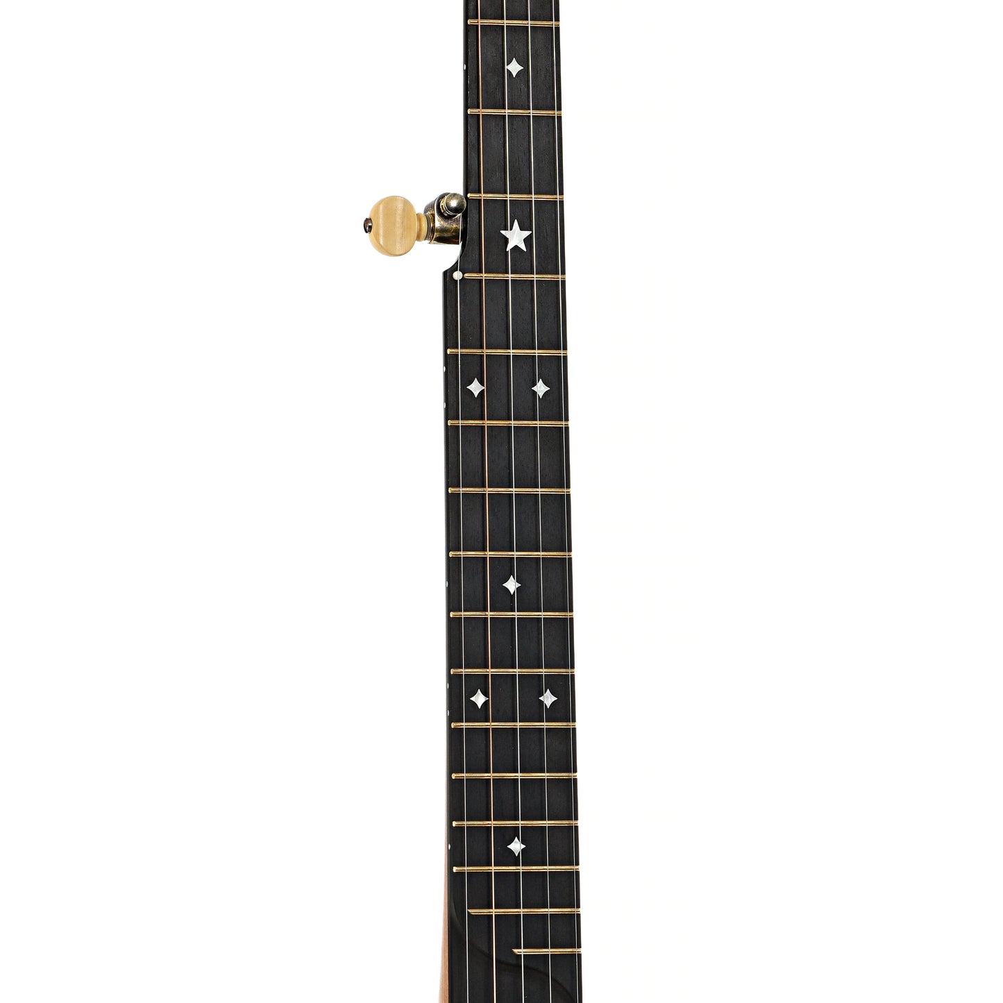 Fretboard  of Rickard 12" Little Wonder Openback Banjo 