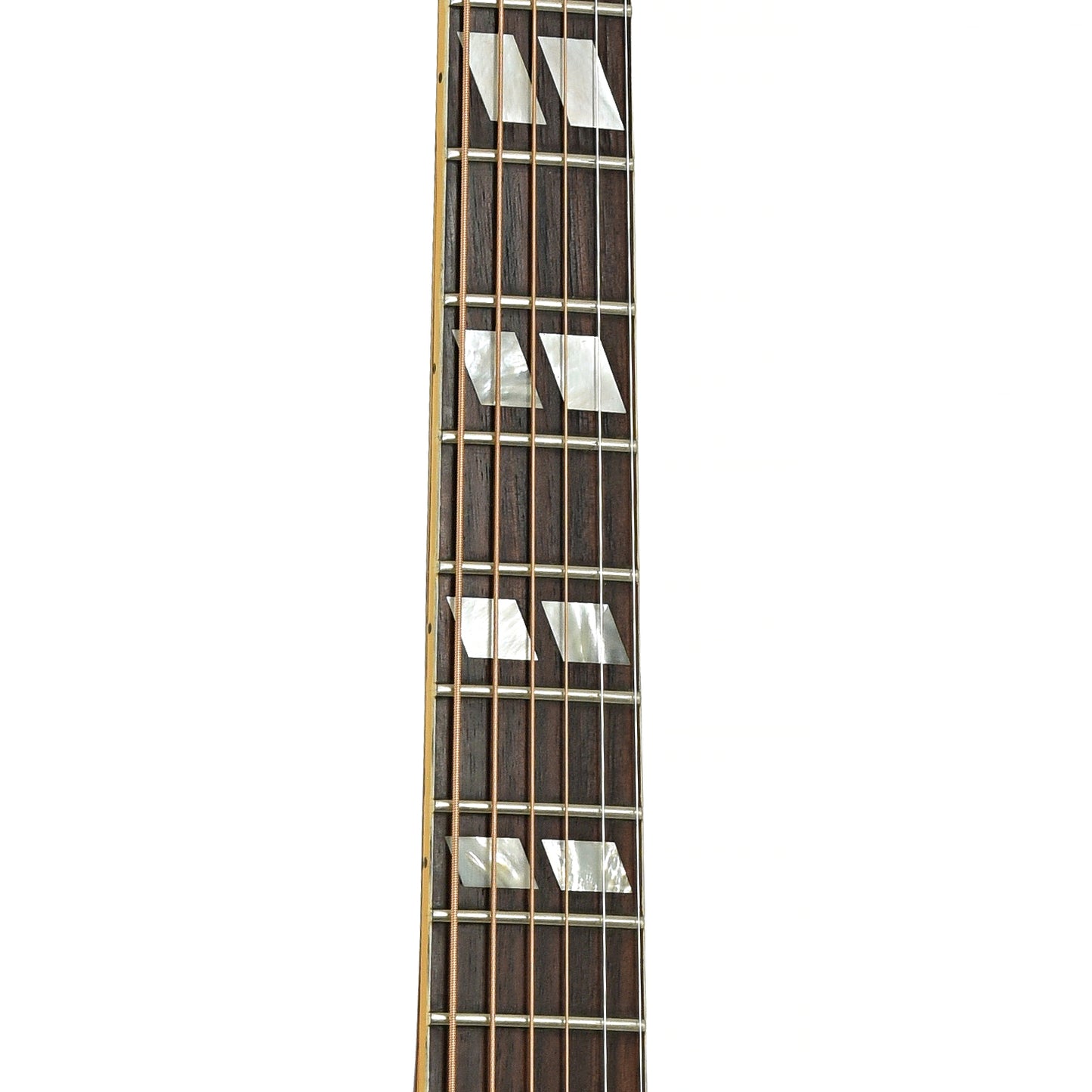 Fretboard of Gibson Hummingbird Acoustic Guitar 