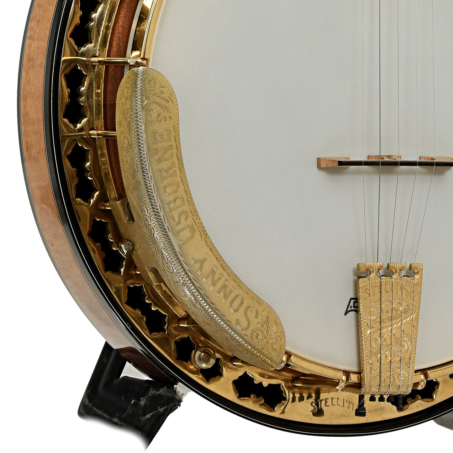 Armrest of Stelling Sonny Osborne Sonflower Prototype Banjo