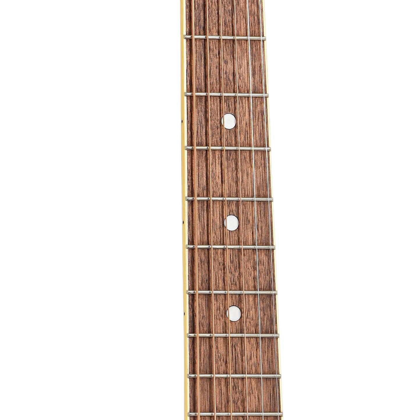 Fretboard of Gretsch Jim Dandy Dreadnought Acoustic Guitar, Frontier Stain