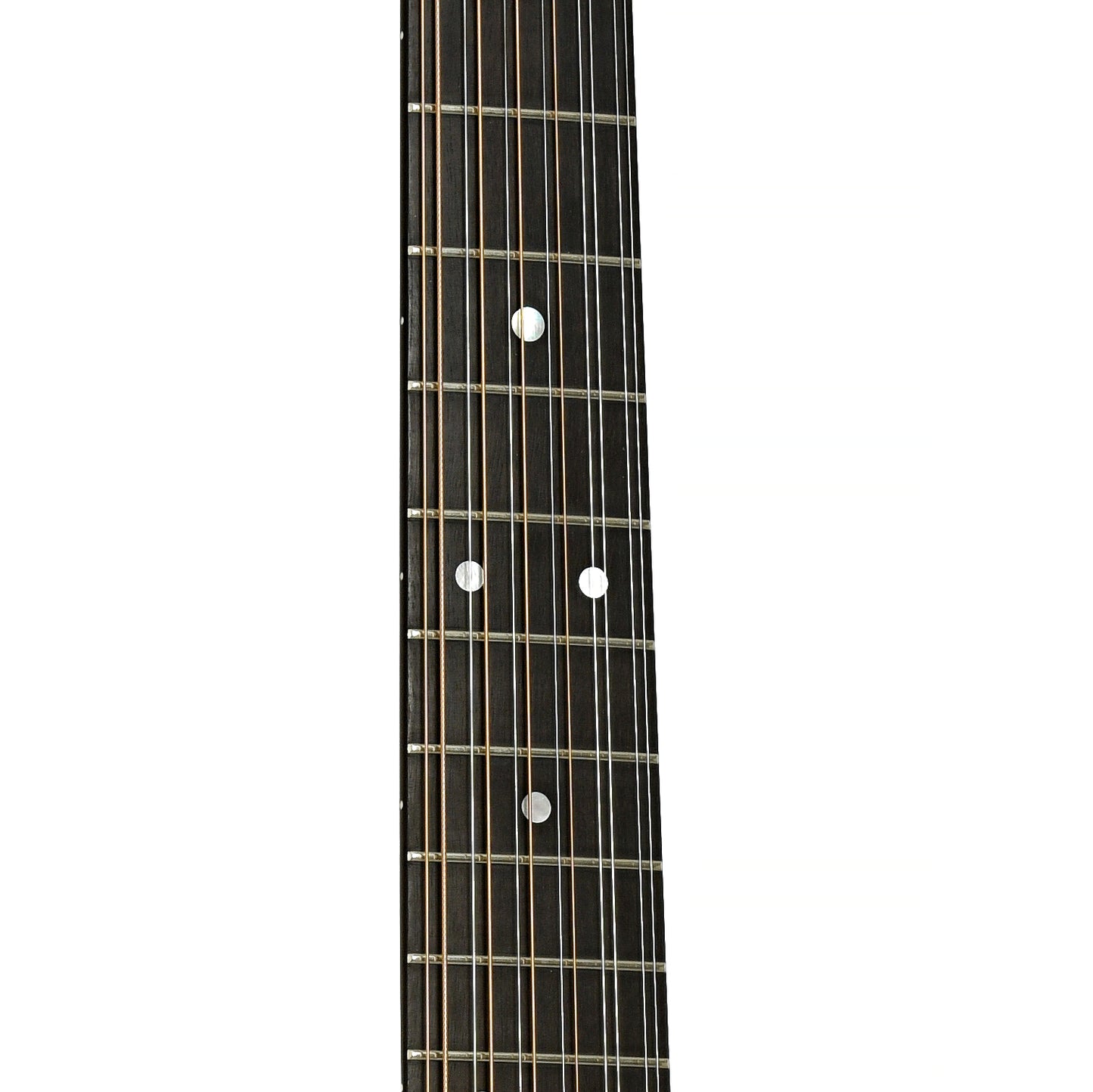Fretboard of Martin D12-28 12-String Acoustic Guitar