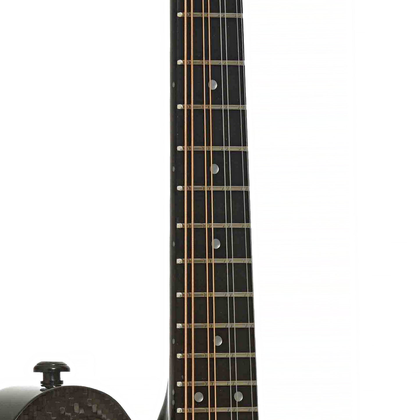 Fretboard of KLOS Carbon Fiber F-Style Mandolin with Active EQ