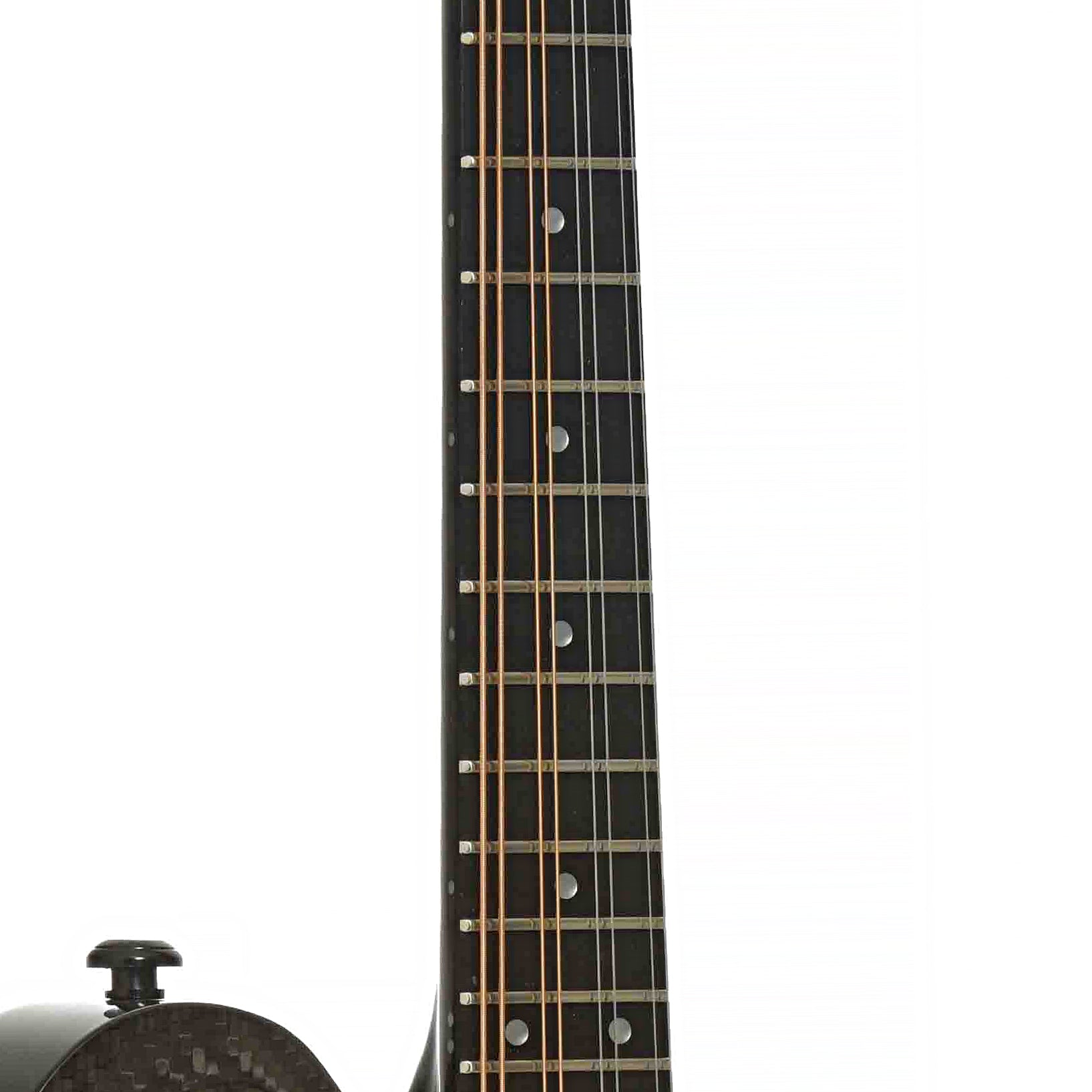 Fretboard of KLOS Carbon Fiber F-Style Mandolin with Active EQ