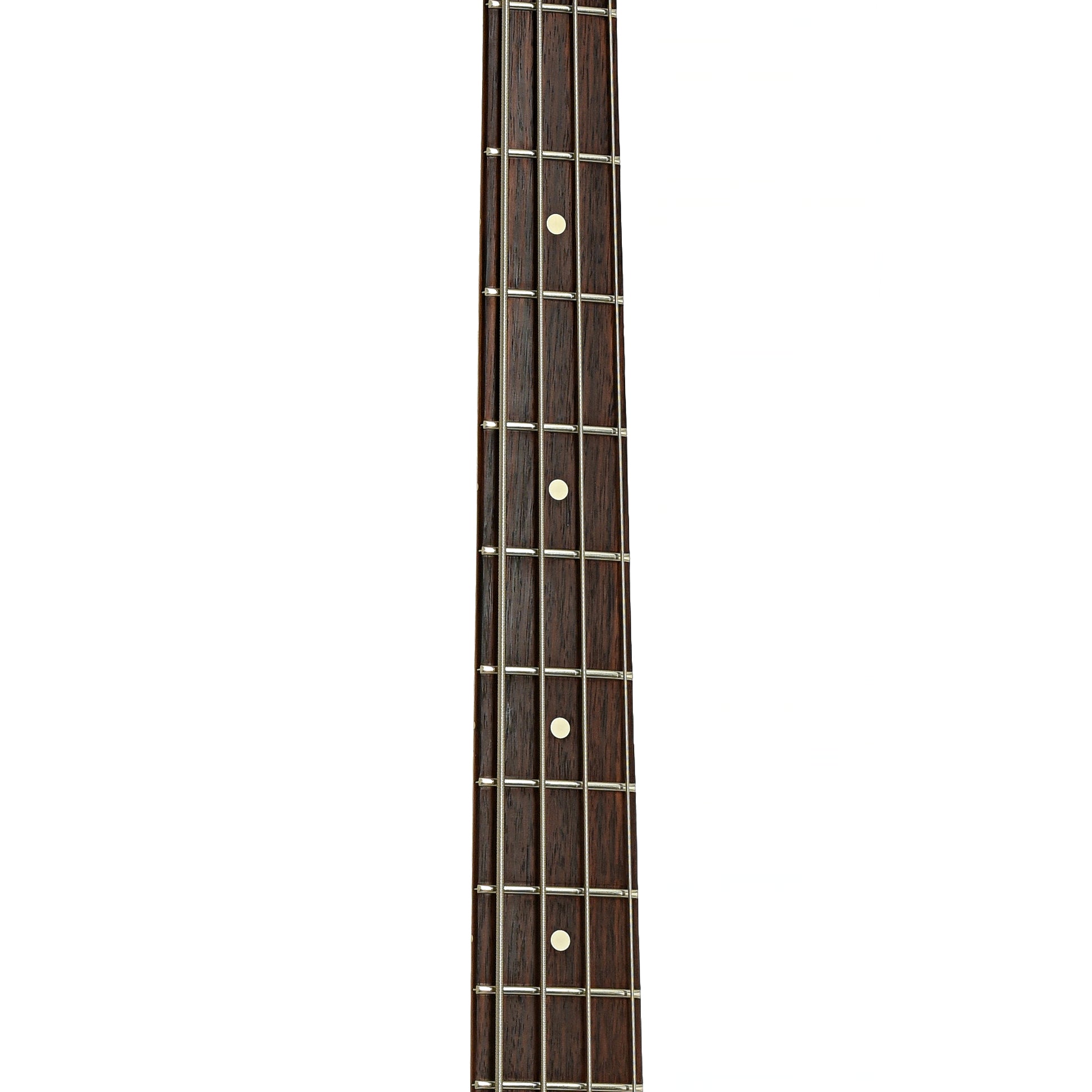 Fretboard of Fender American Series Precision Electric Bass 