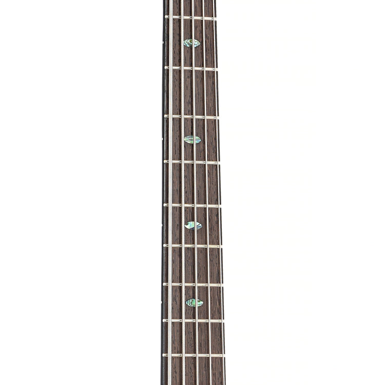 Fretboard of Ibanez B-Stock SR5CMDX 5-String Bass, Black Ice Low Gloss