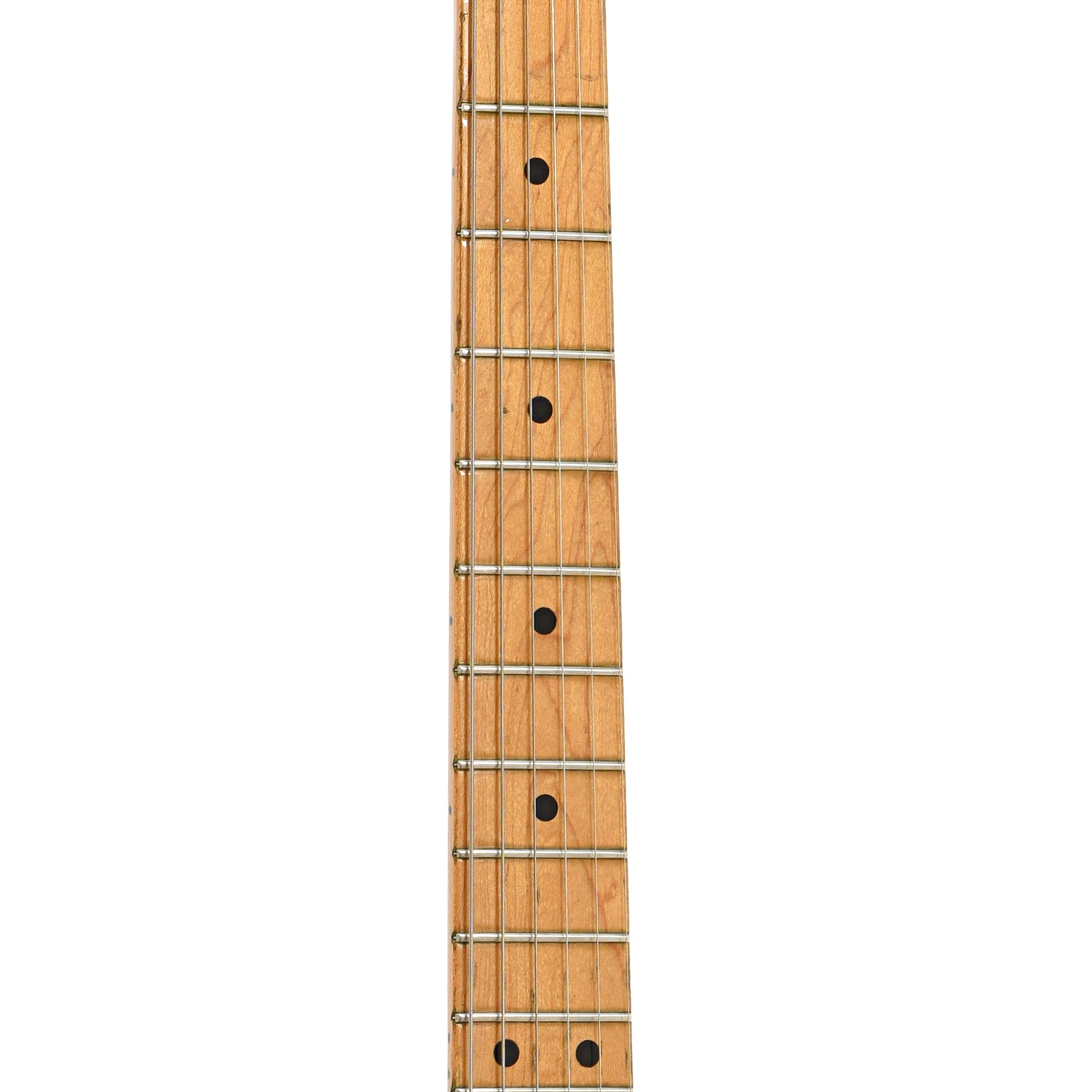 Fretboard of Fender Stratocaster Electric Guitar