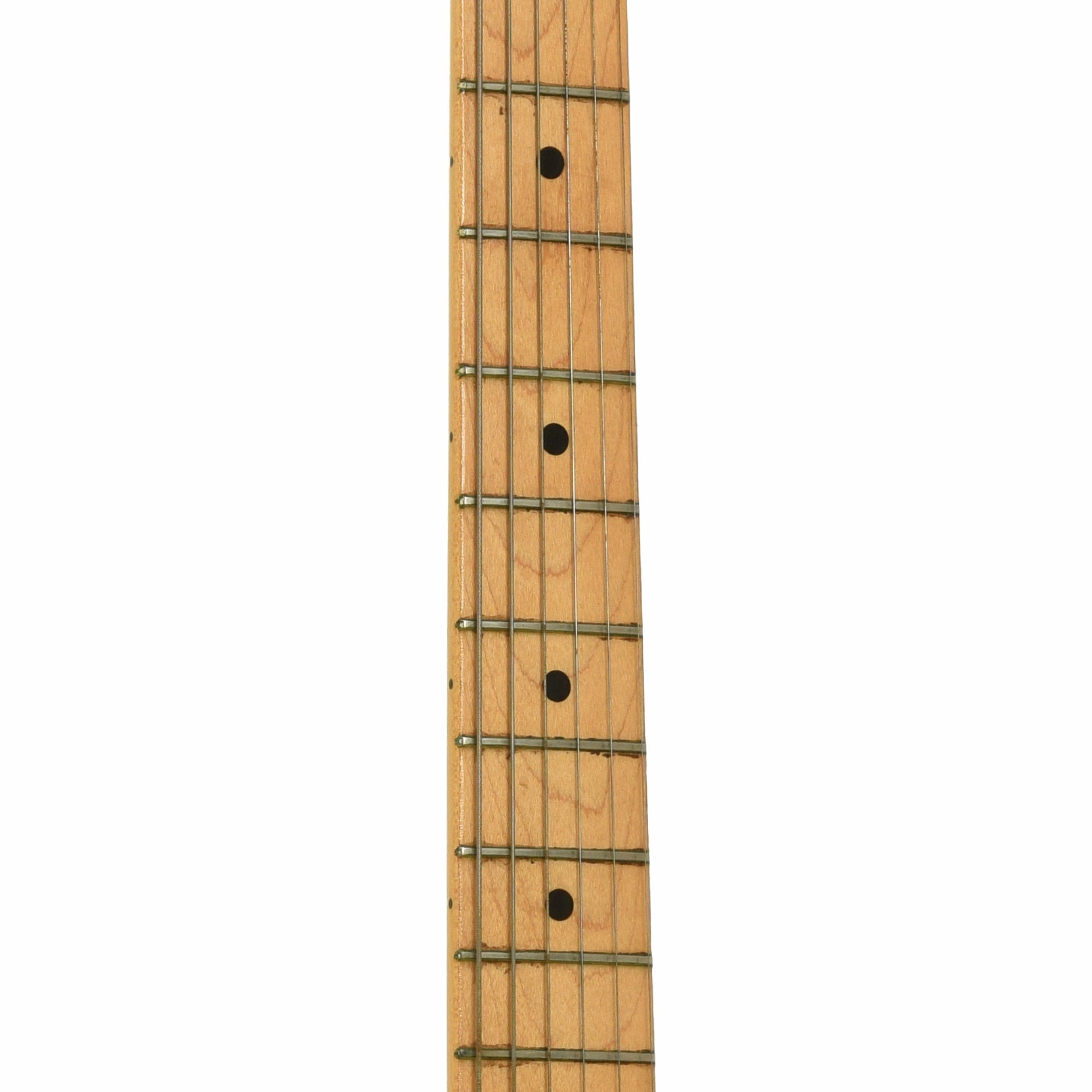 Fretboard of Fender Stratocaster Electric Guitar