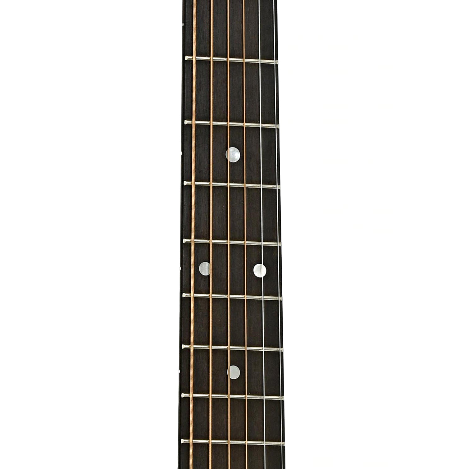 Fretboard of Martin D-28 Satin Acoustic Guitar