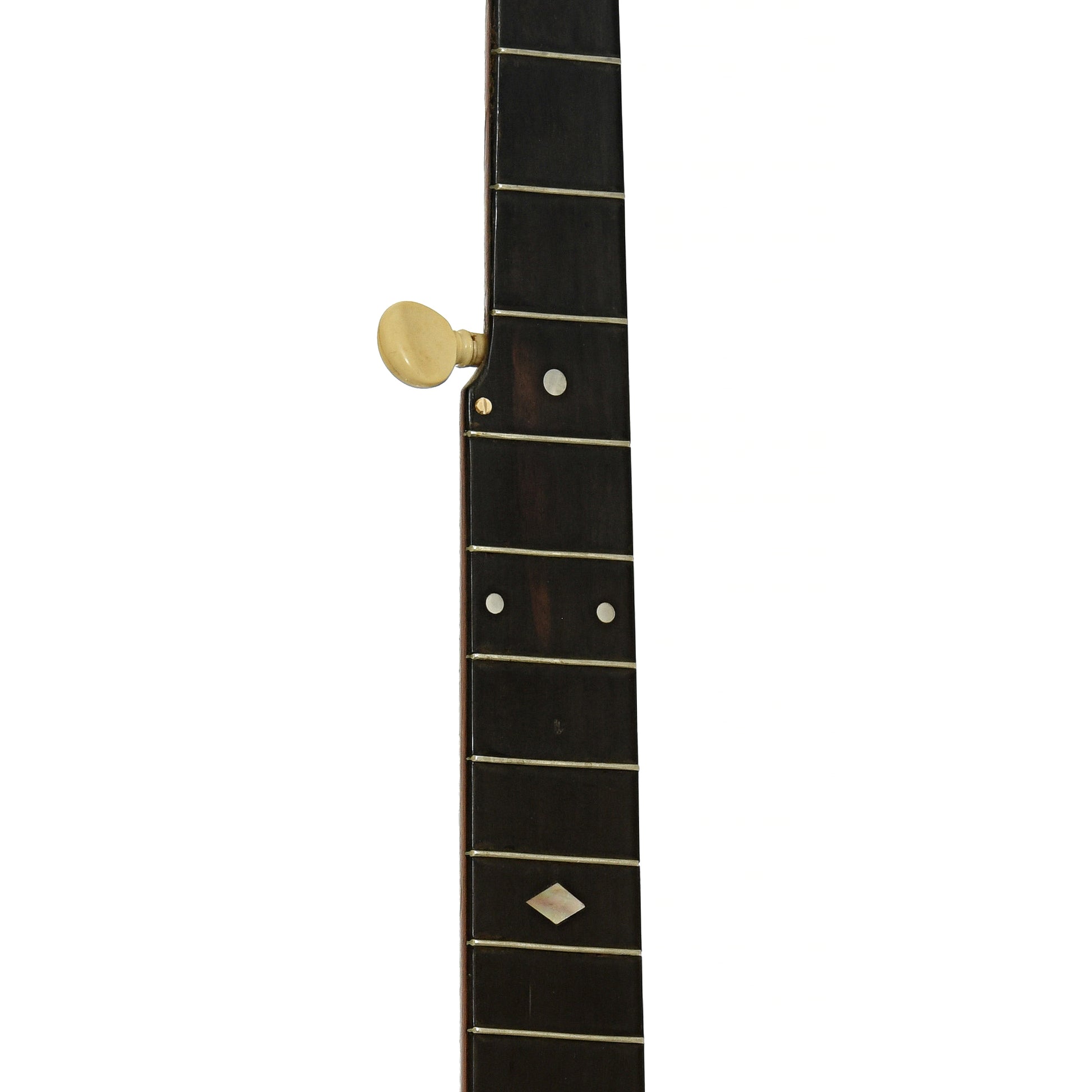 Fretboard of S.S. Stewart American Princess  No. 1 Openback Banjo