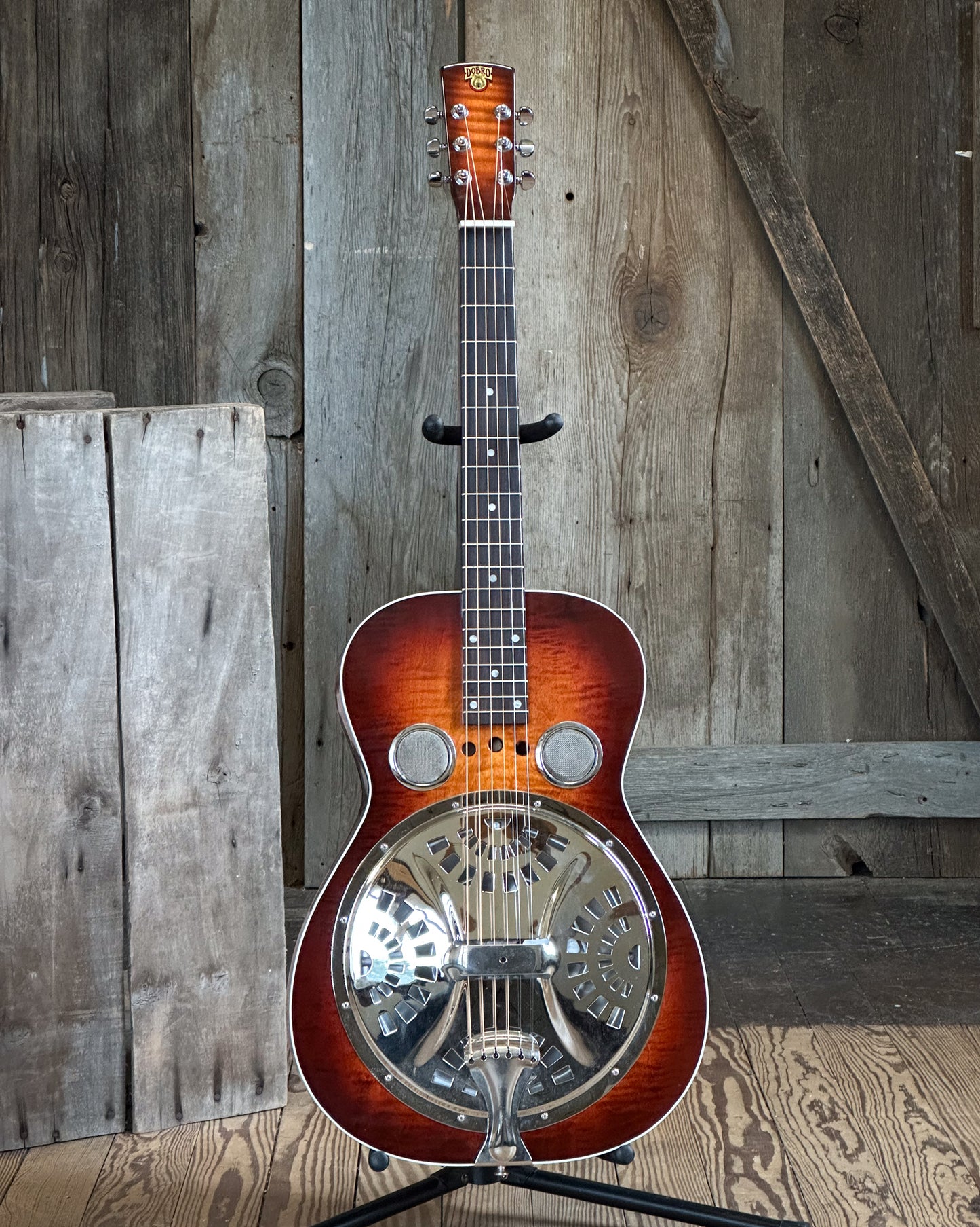 Showroom photo of Dobro 60DS Squareneck Resonator Guitar (2002)