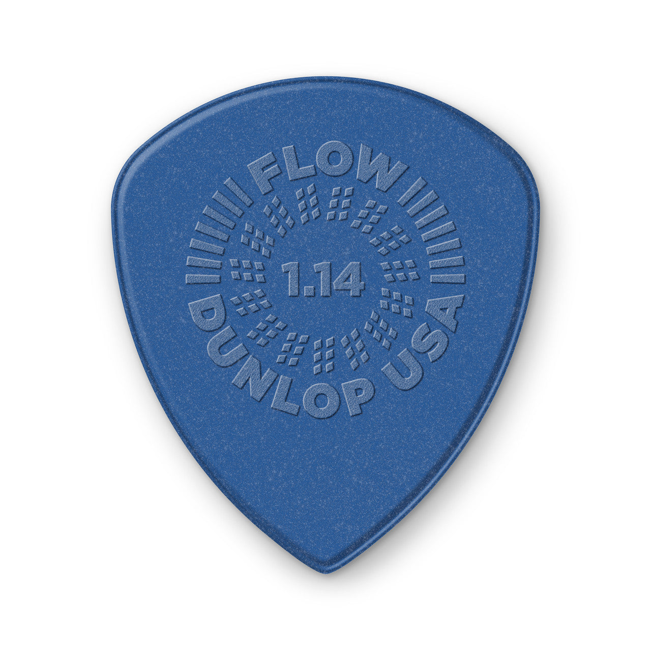 Dunlop Flow Nylon Pick 1.14mm, 12-Pack, Back
