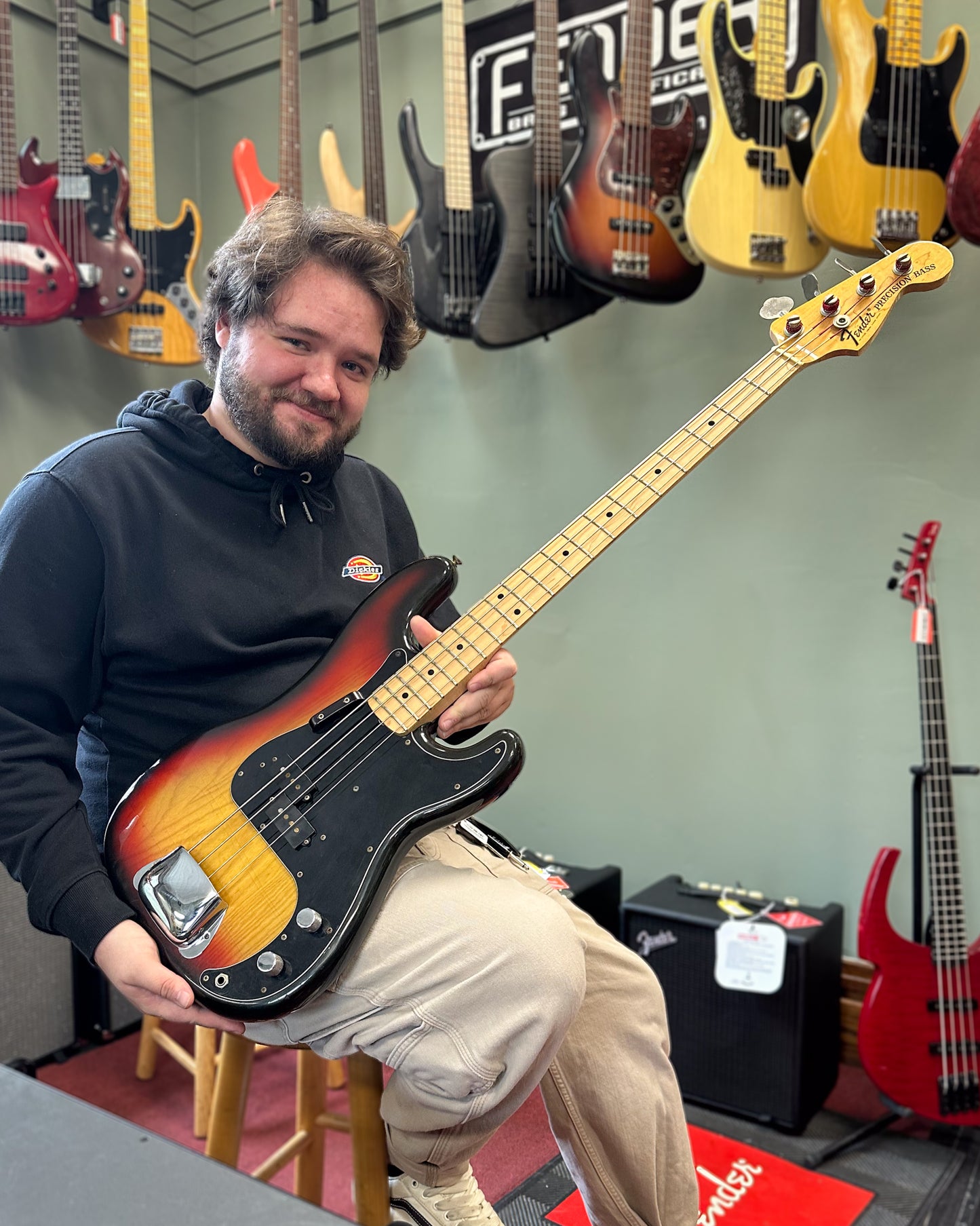 Showroom photo of Fender Precision Electric Bass (1975)