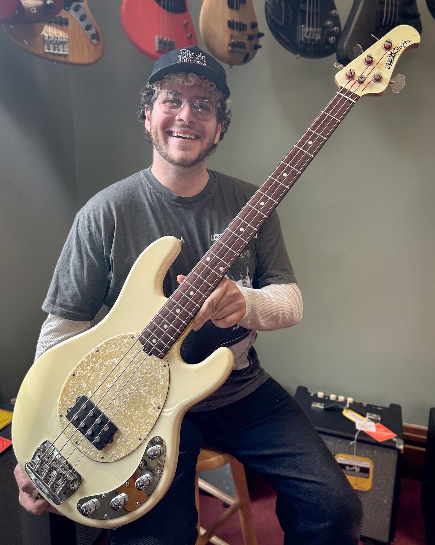 Showroom photo of Ernie Ball Music Man Stingray 3 EQ H 4-String Electric Bass (2001)