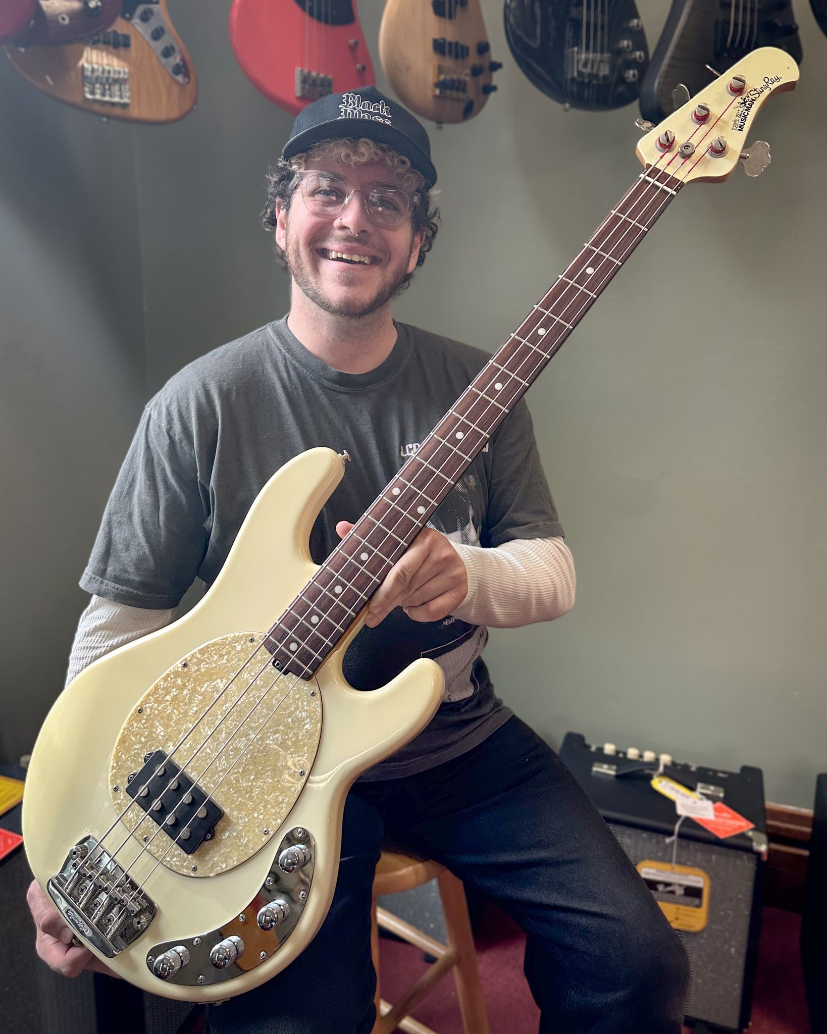 Showroom photo of Ernie Ball Music Man Stingray 3 EQ H 4-String Electric Bass (2001)