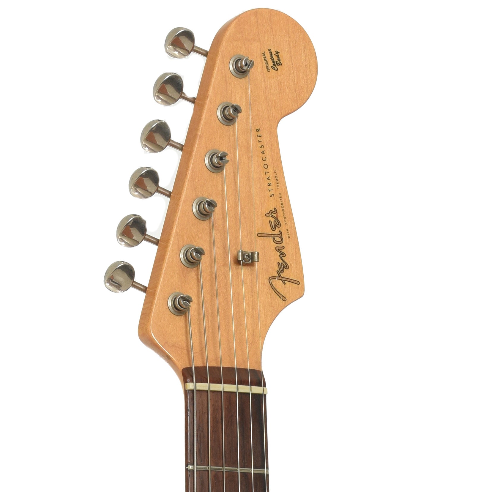 Headstock of Fender Custom Shop 60s Closet Classic Stratocaster