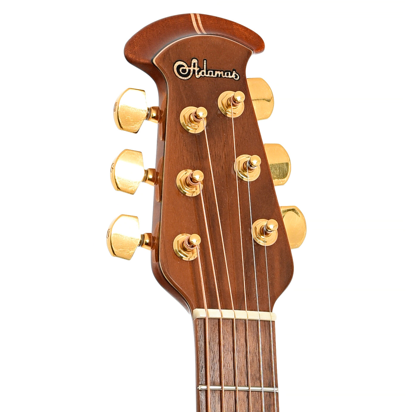 Front headstock of Ovation Adamas 1581 Reissue Acoustic