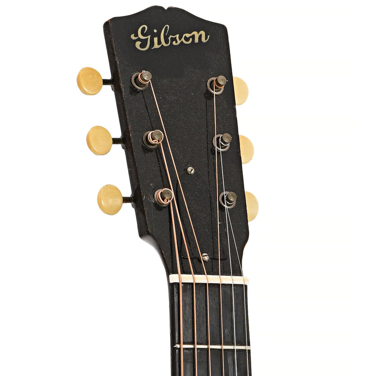 Front headstock of 1928 Gibson L-3 Archtop Acoustic