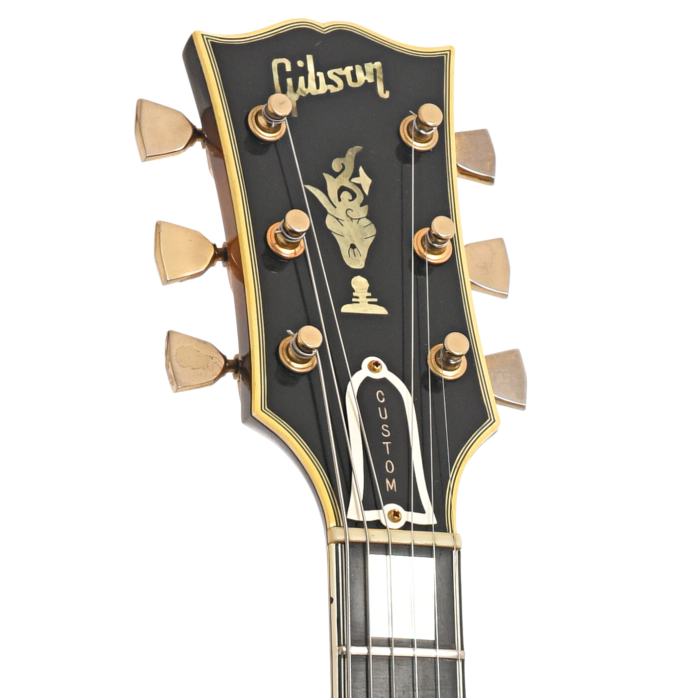 Front headstock of Gibson Byrdland Hollow Body 