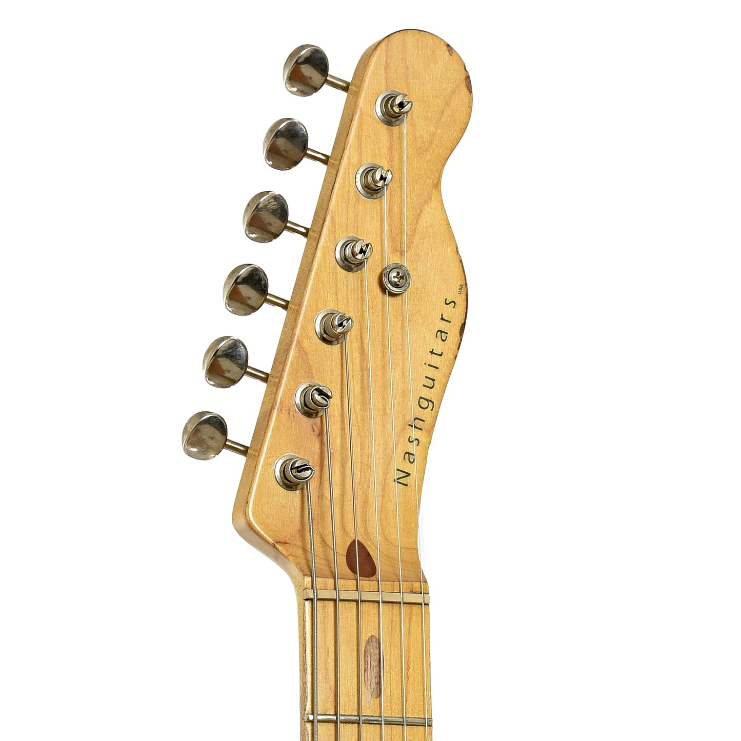 Headstock of Nash T-52 Electric Guitar