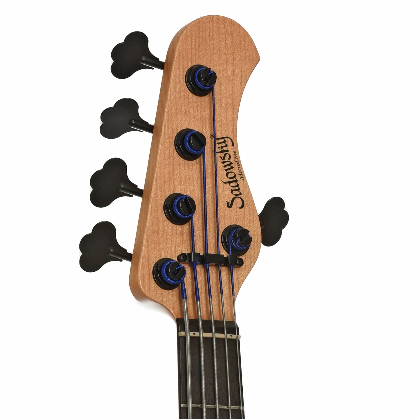 Headstock of Sadowsky MetroLine 5-String LTD Electric Bass
