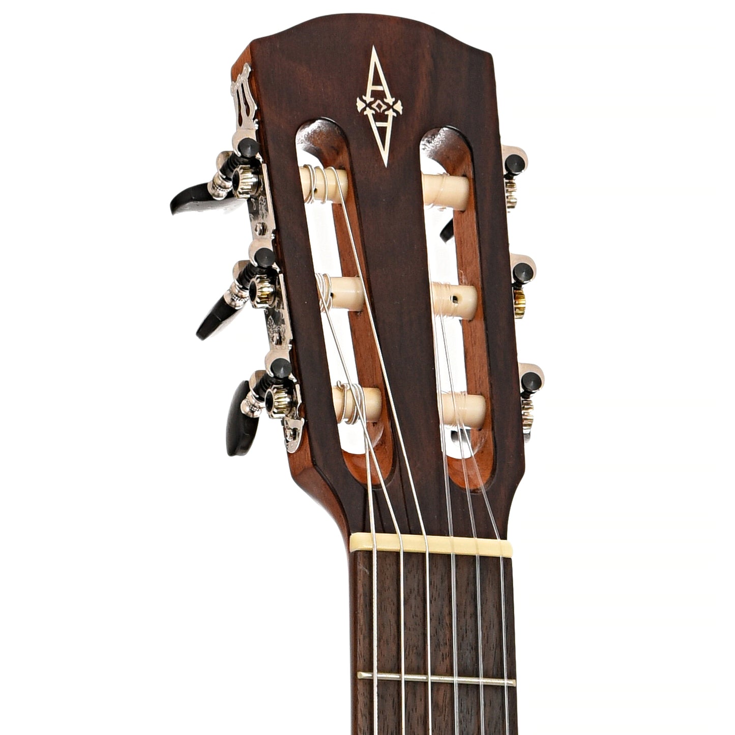 Front headstock of Alvarez AC65HCE Classical-Electric Guitar