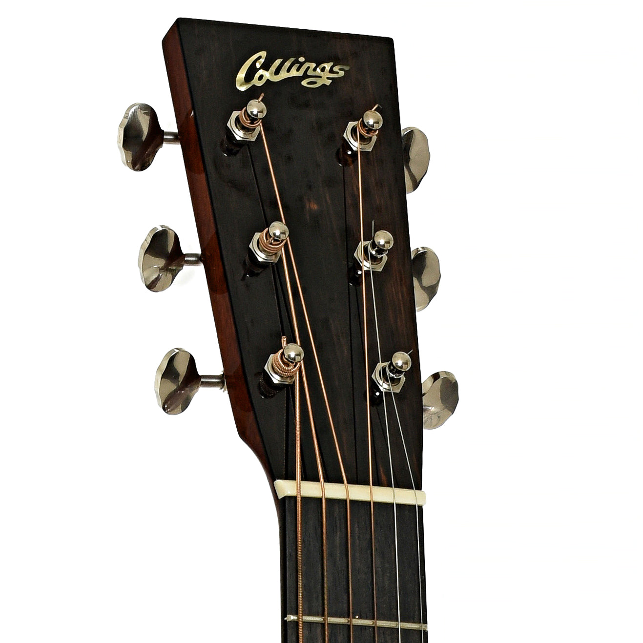 Headstock of Collings OM1T Traditional Series Acoustic Guitar 