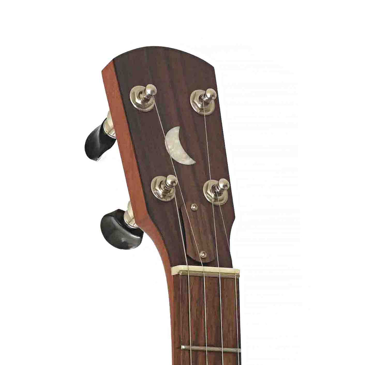 Headstock of Gold Tone High Moon 25/11 11in Openback Banjo & Gigbag