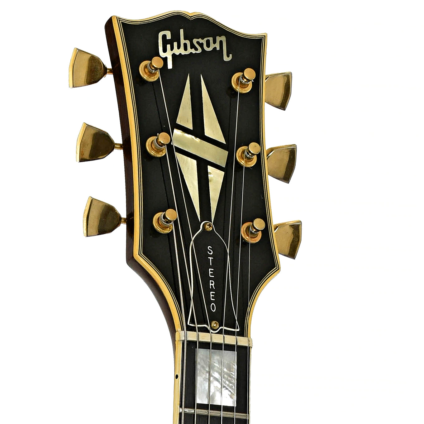 Headstock of Gibson ES-355TD Stereo Hollowbody Electric Guitar 