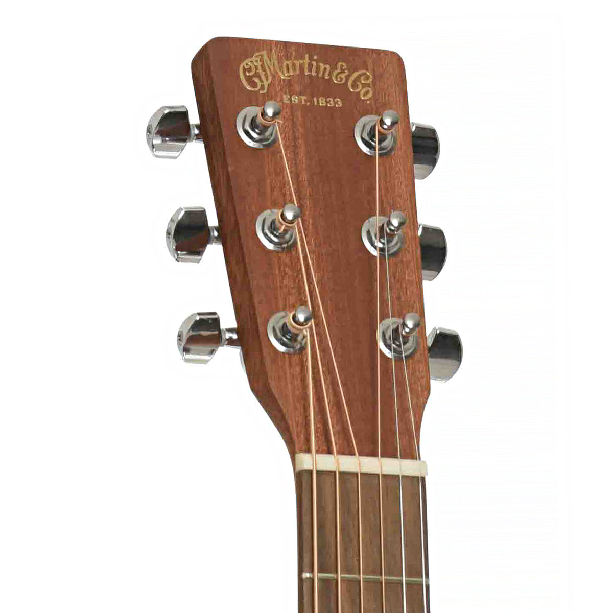 Front Headstock of Martin 000JR-10E Shawn Mendes Acoustic-Electric Guitar