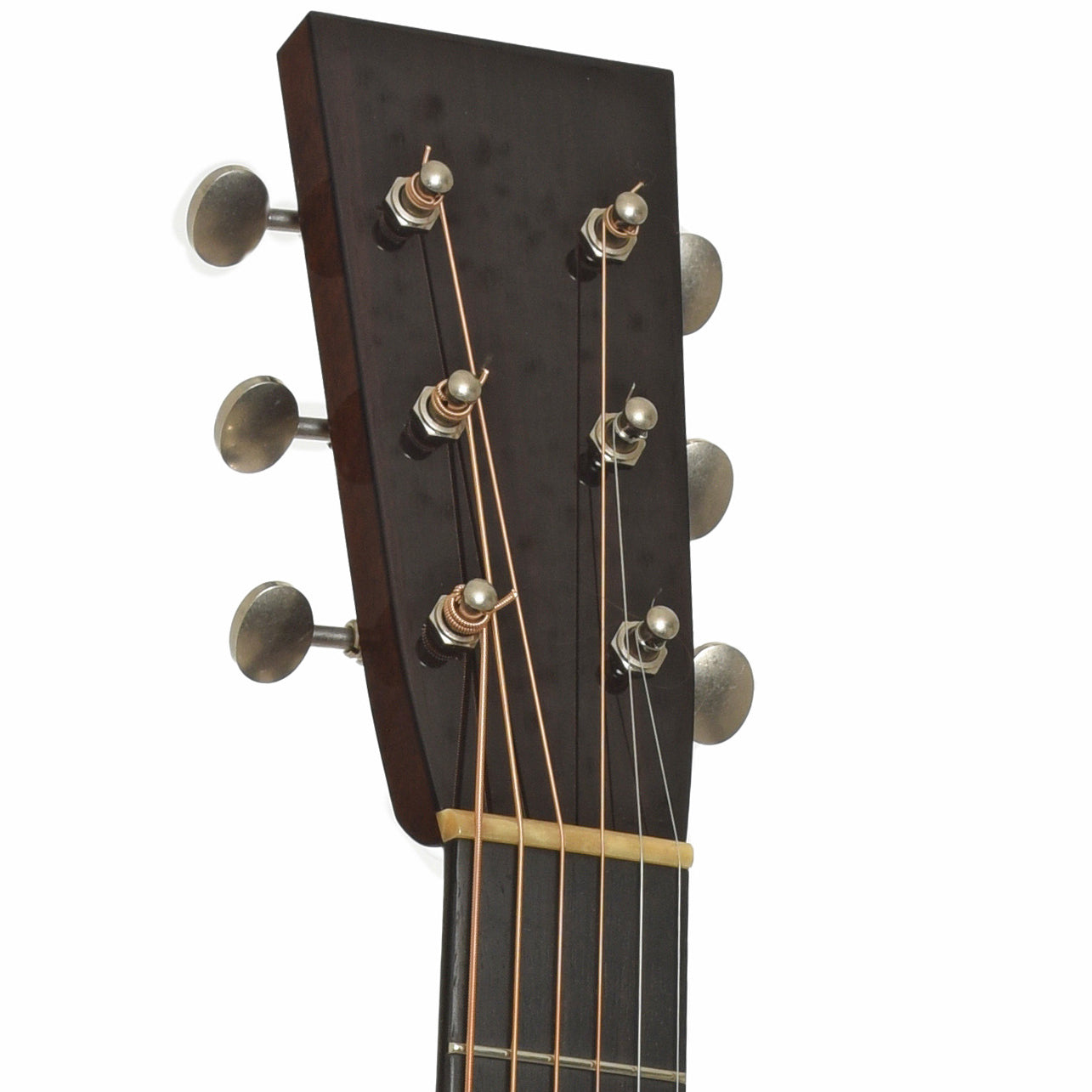 Headstock of Collings Hill Country OM2 A HC Acoustic Guitar